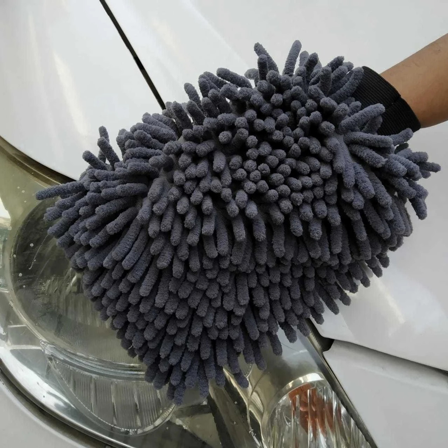 Image of AKAAY ENTERPRISE Microfiber Vehicle Washing Washing Mitt Hand Glove