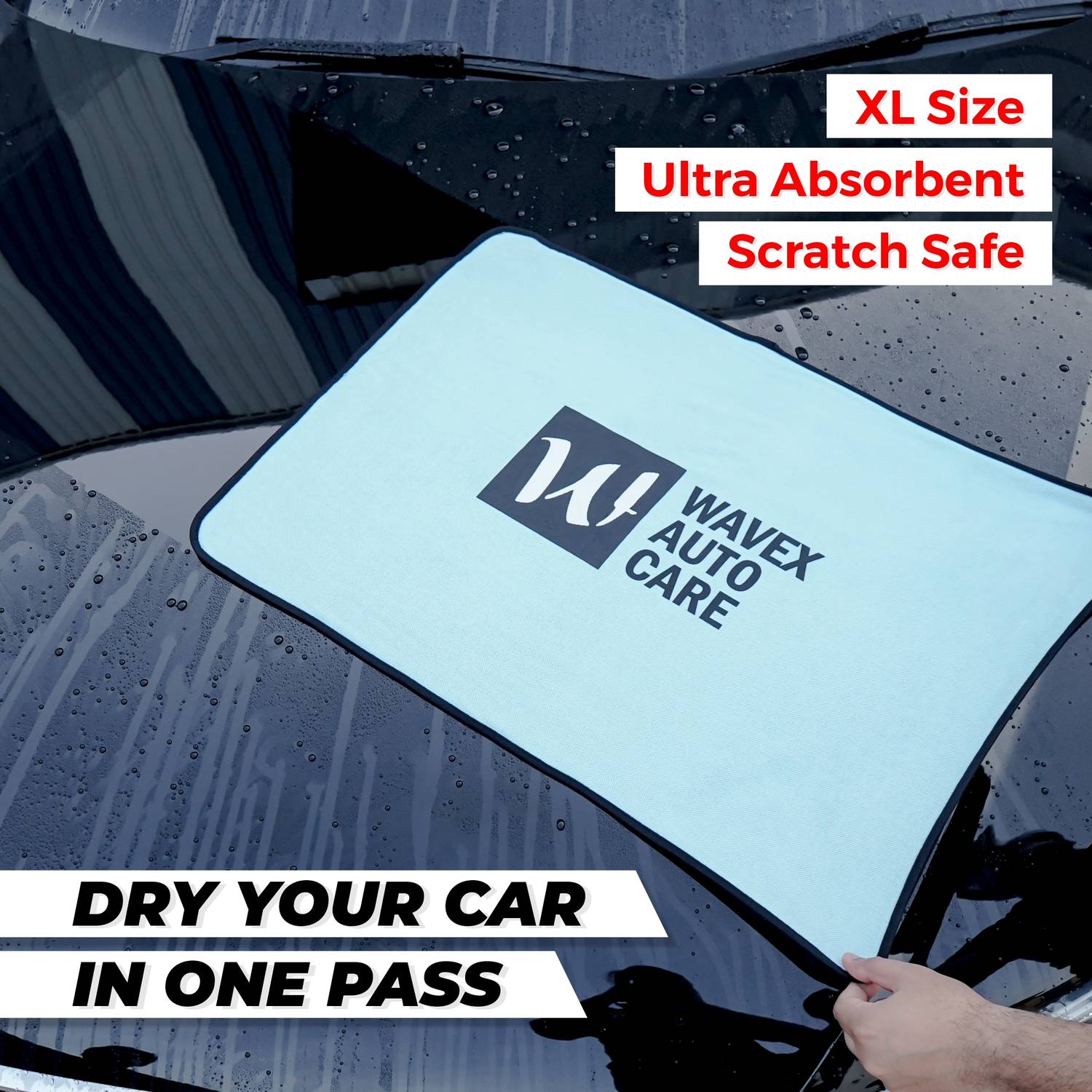 Wavex Microfiber Vehicle Washing Cloth Pack of 1 - Image 2