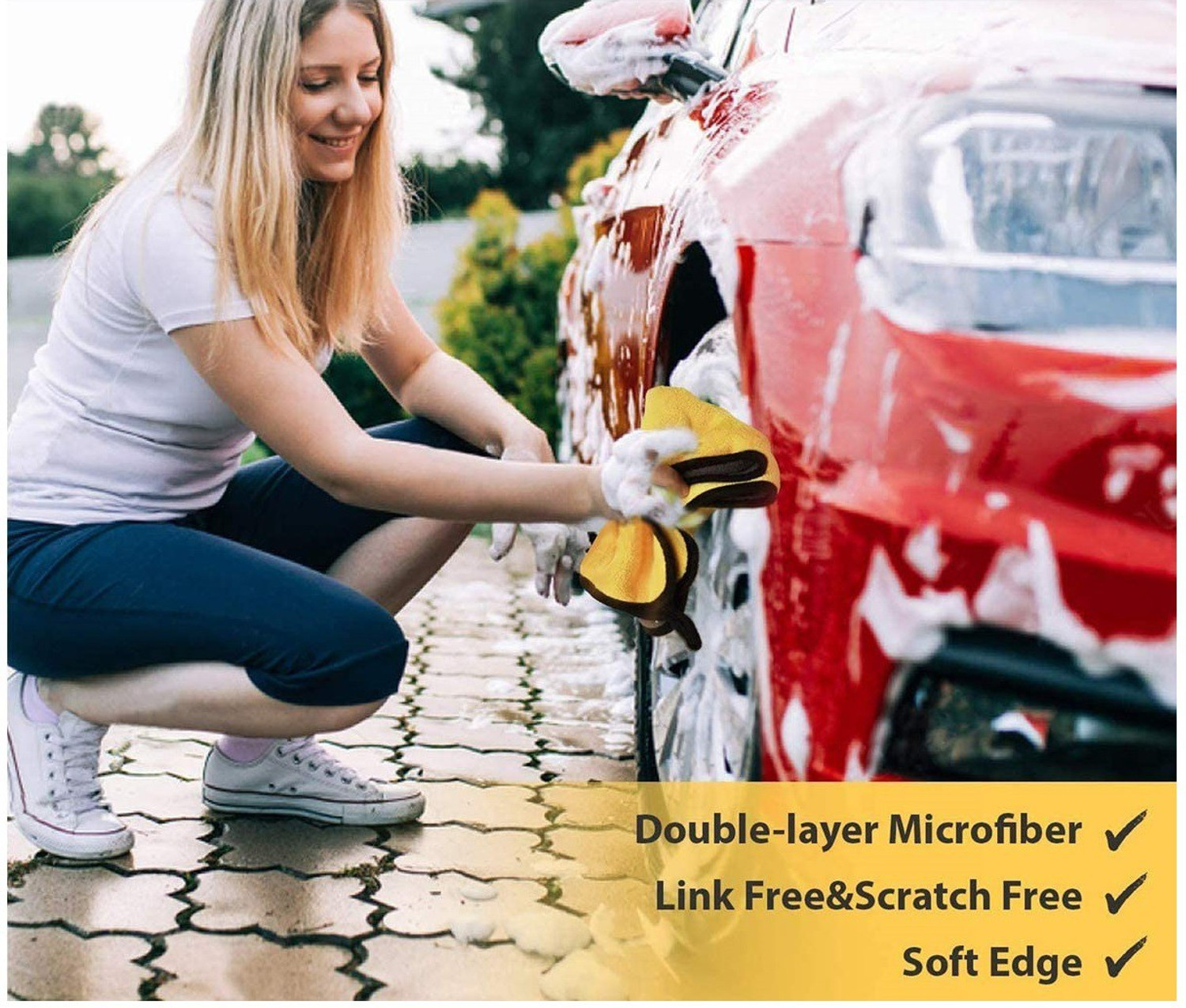 Image of Auto Hub Microfiber Vehicle Washing Cloth