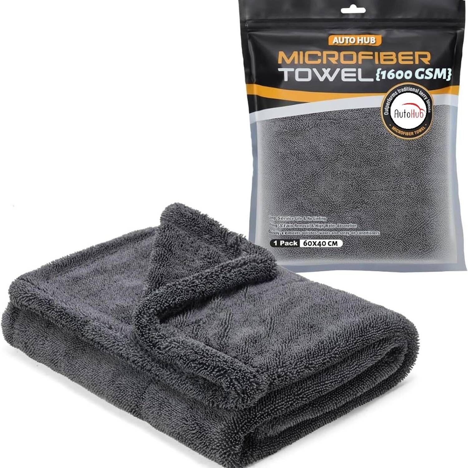 Auto Hub Microfiber Vehicle Washing  Cloth