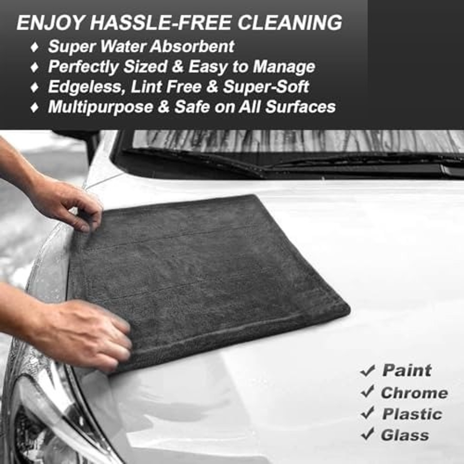 Image of QNJL Microfiber Vehicle Washing Cloth