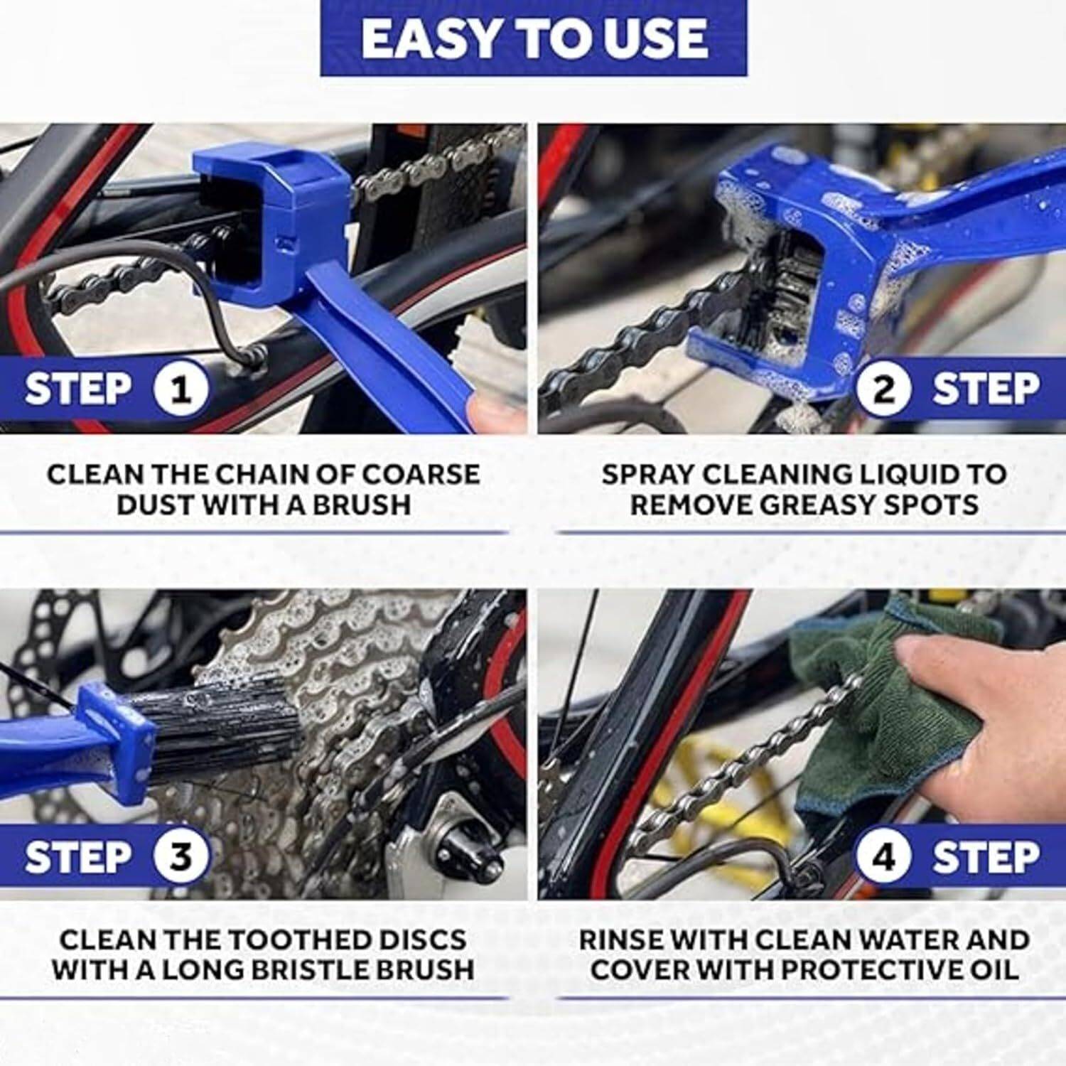 Decozare Microfiber Vehicle Washing Chain Cleaner Brush - Image 2
