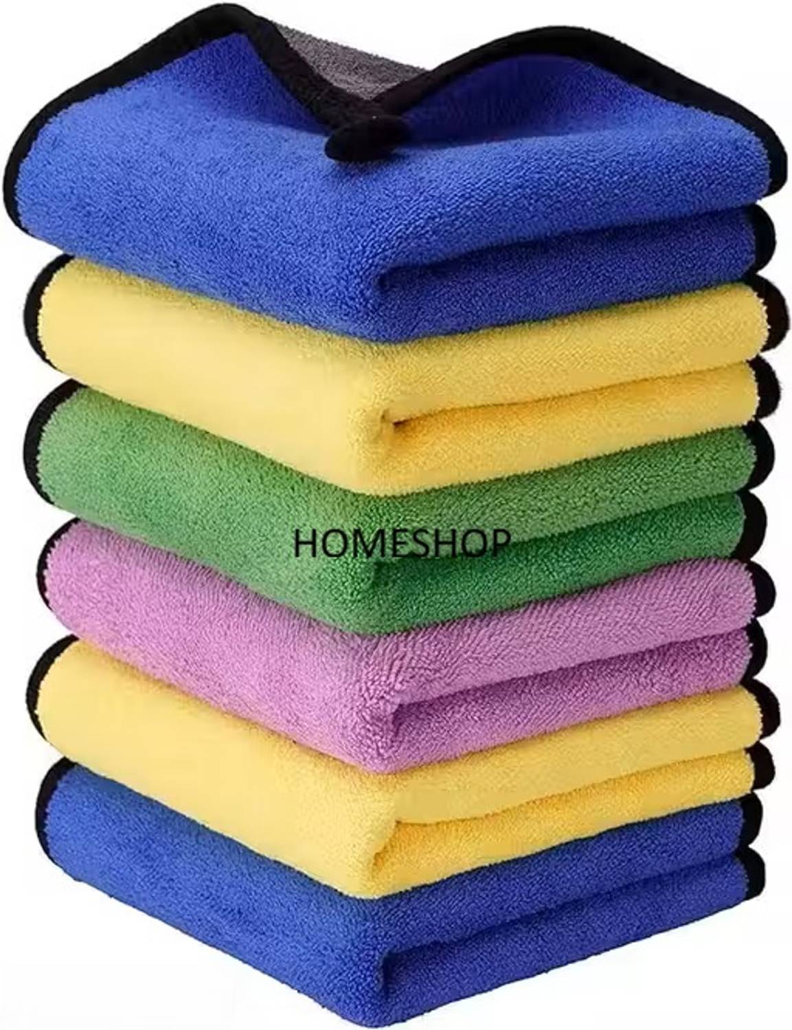 Gadiparts Microfiber Vehicle Washing Cloth (Pack Of 6)