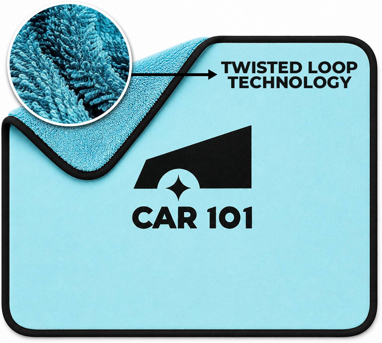 Car 101 Microfiber Vehicle Washing Cloth Pack of 1 - Image 1
