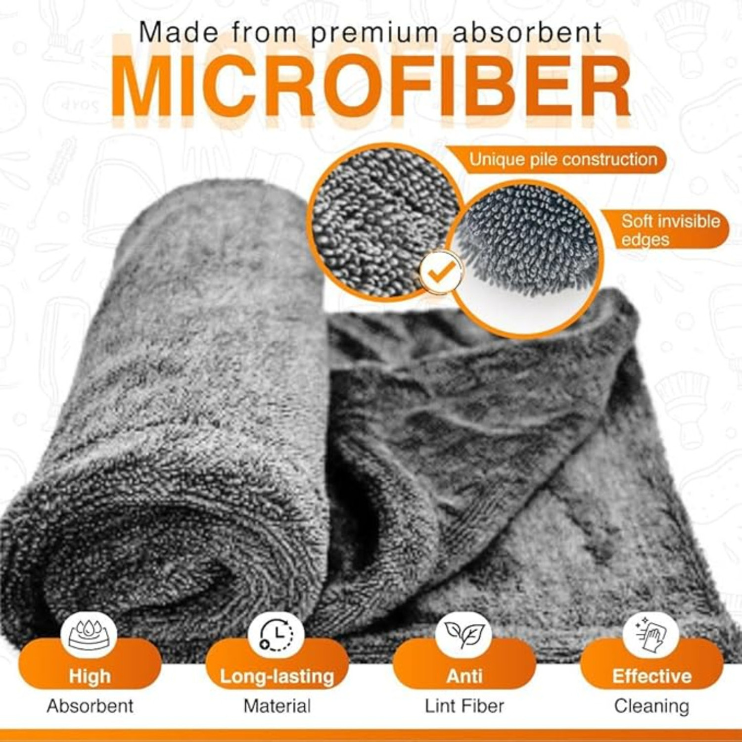 Image of Microshine Microfiber Microfiber Vehicle Washing Cloth