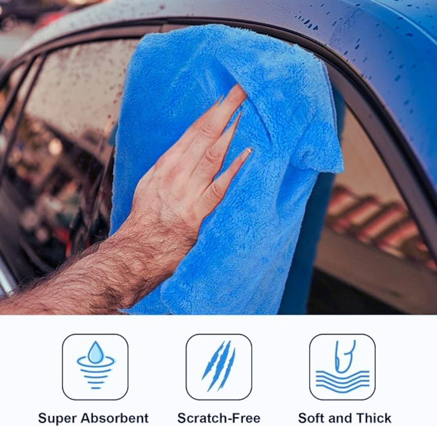 Image of namo creation Microfiber Vehicle Washing Cloth