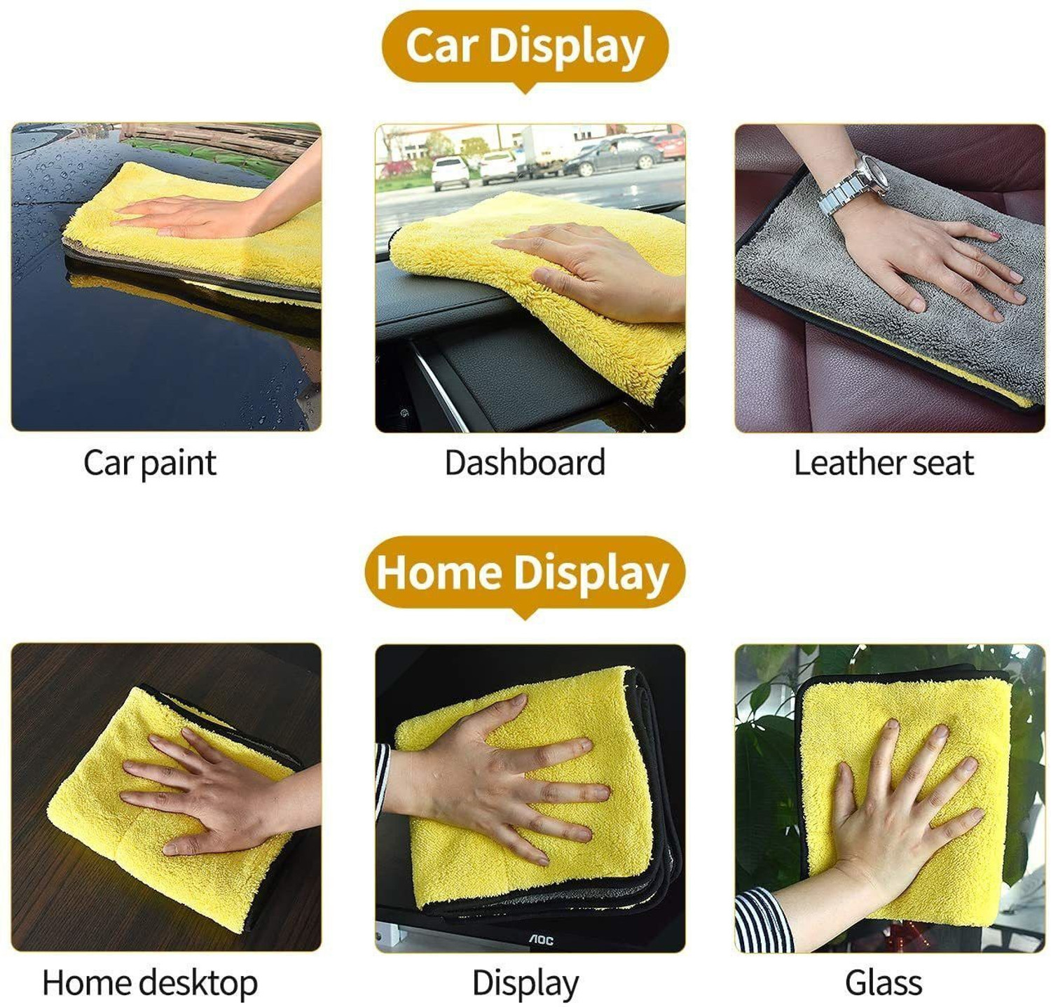 Image of Auto Hub Microfiber Vehicle Washing Cloth