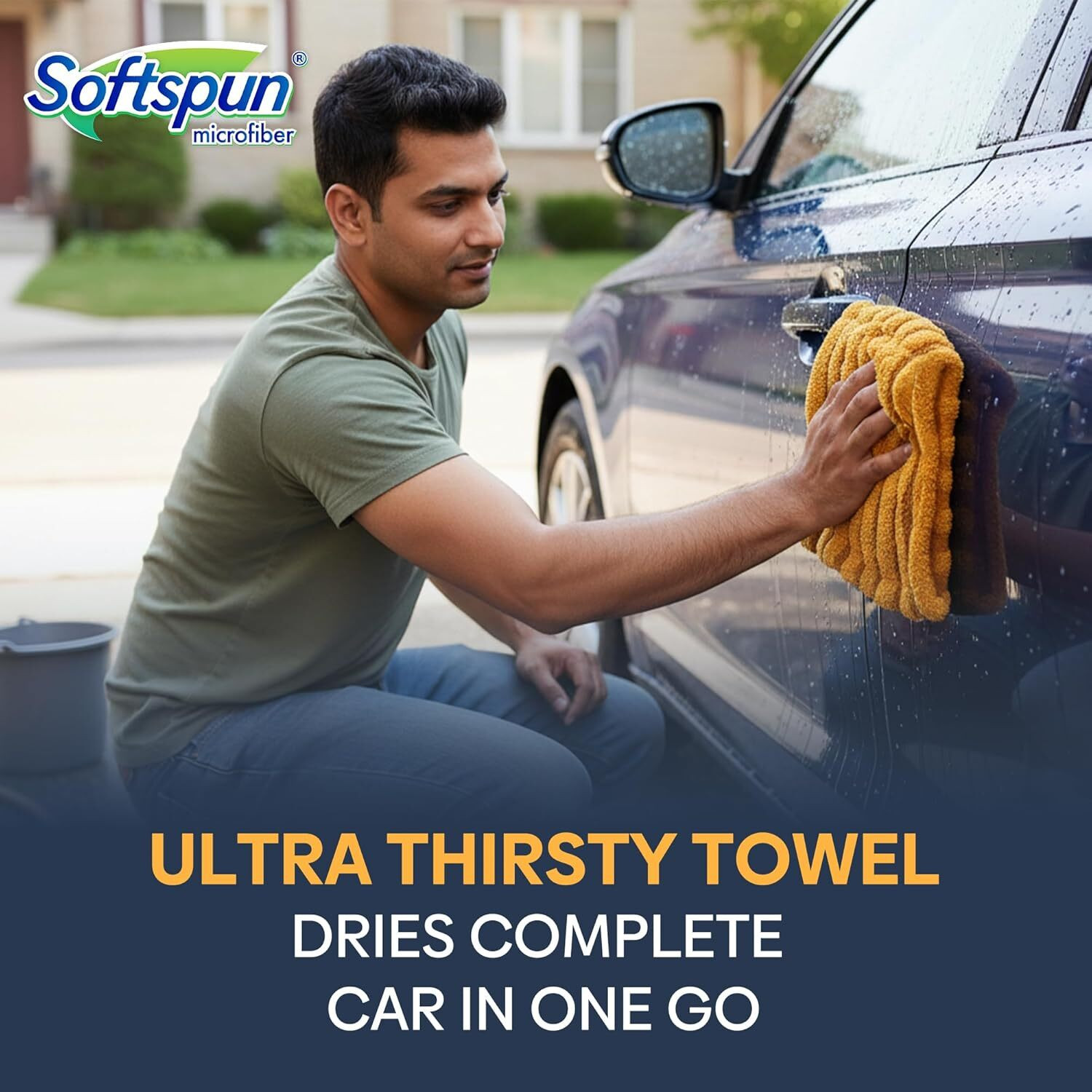 Image of SOFTSPUN Microfiber Vehicle Washing Cloth
