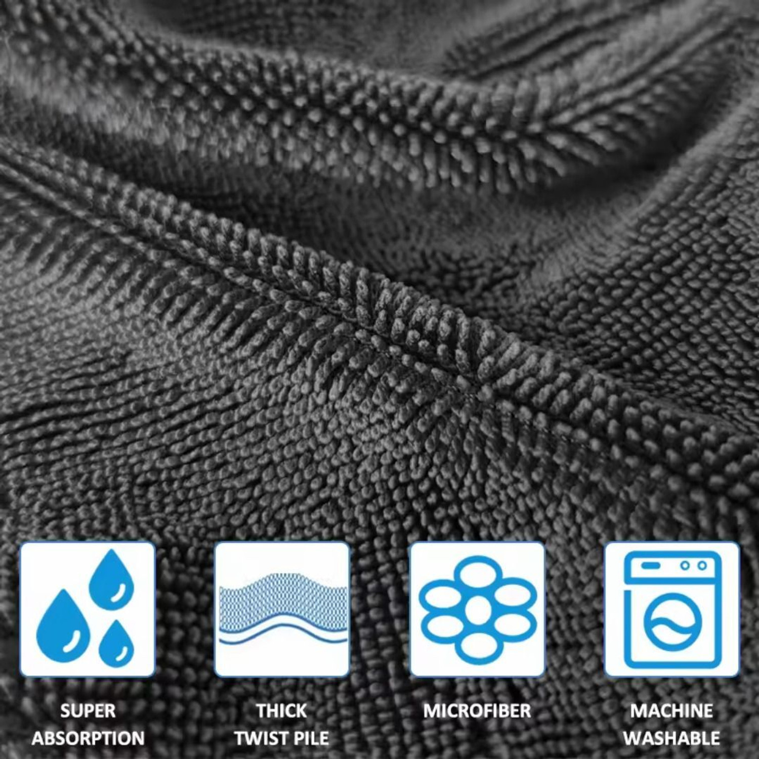 Image of Microshine Microfiber Microfiber Vehicle Washing Cloth