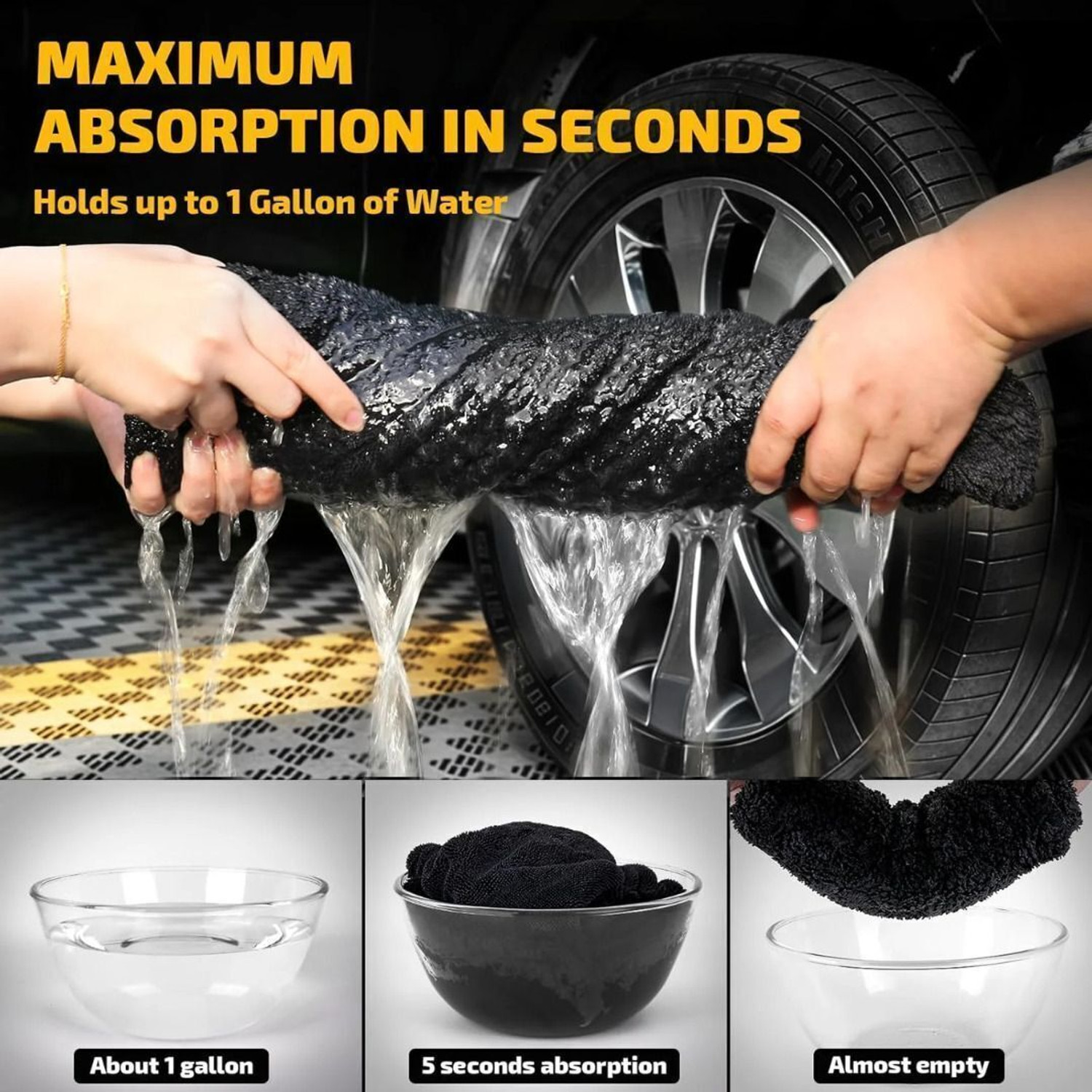Image of Microshine Microfiber Microfiber Vehicle Washing Cloth