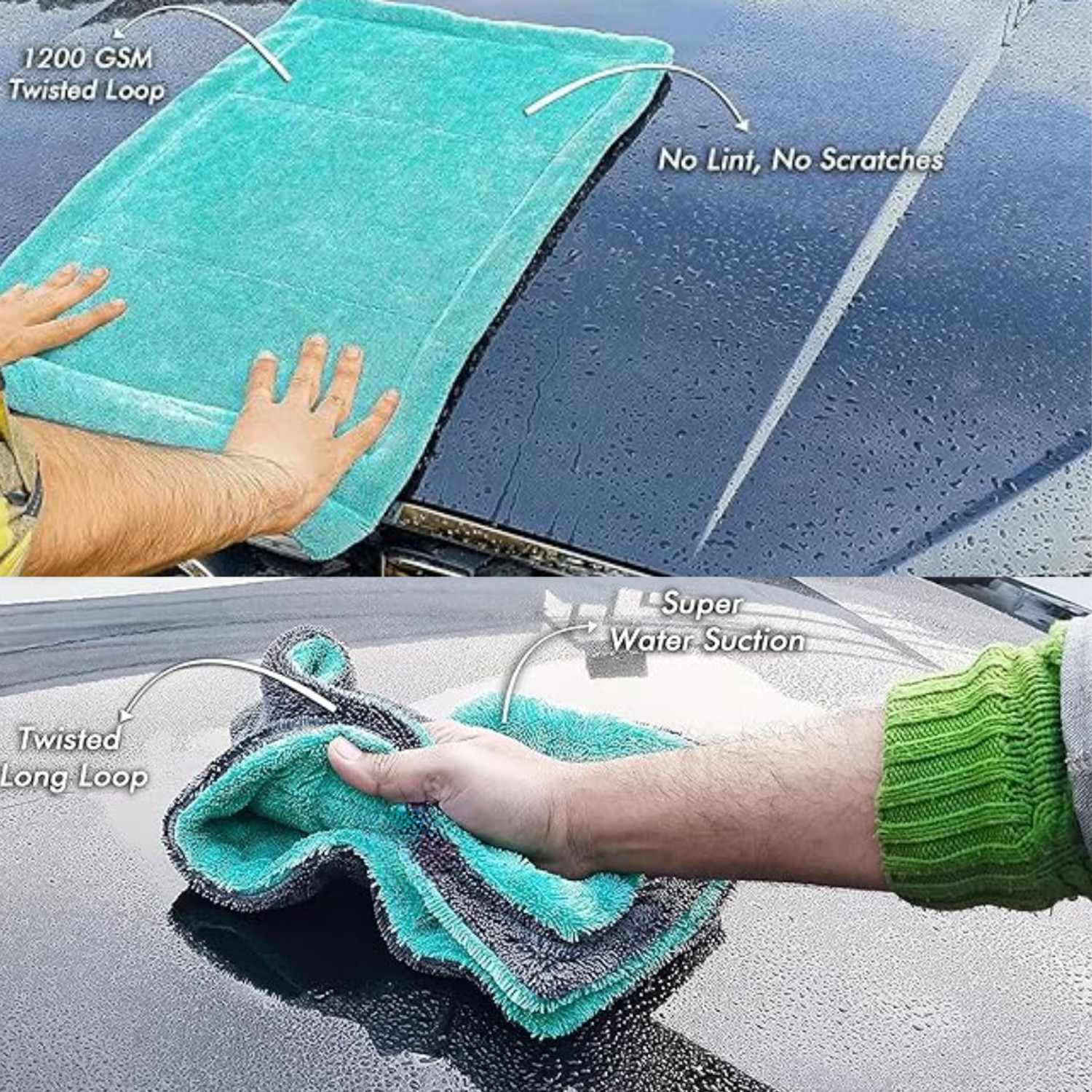 Image of Microshine Microfiber Microfiber Vehicle Washing Cloth