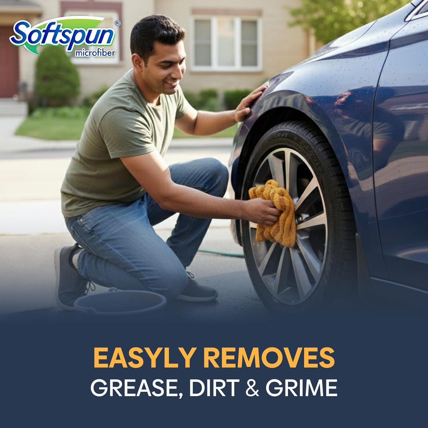 Image of SOFTSPUN Microfiber Vehicle Washing Cloth