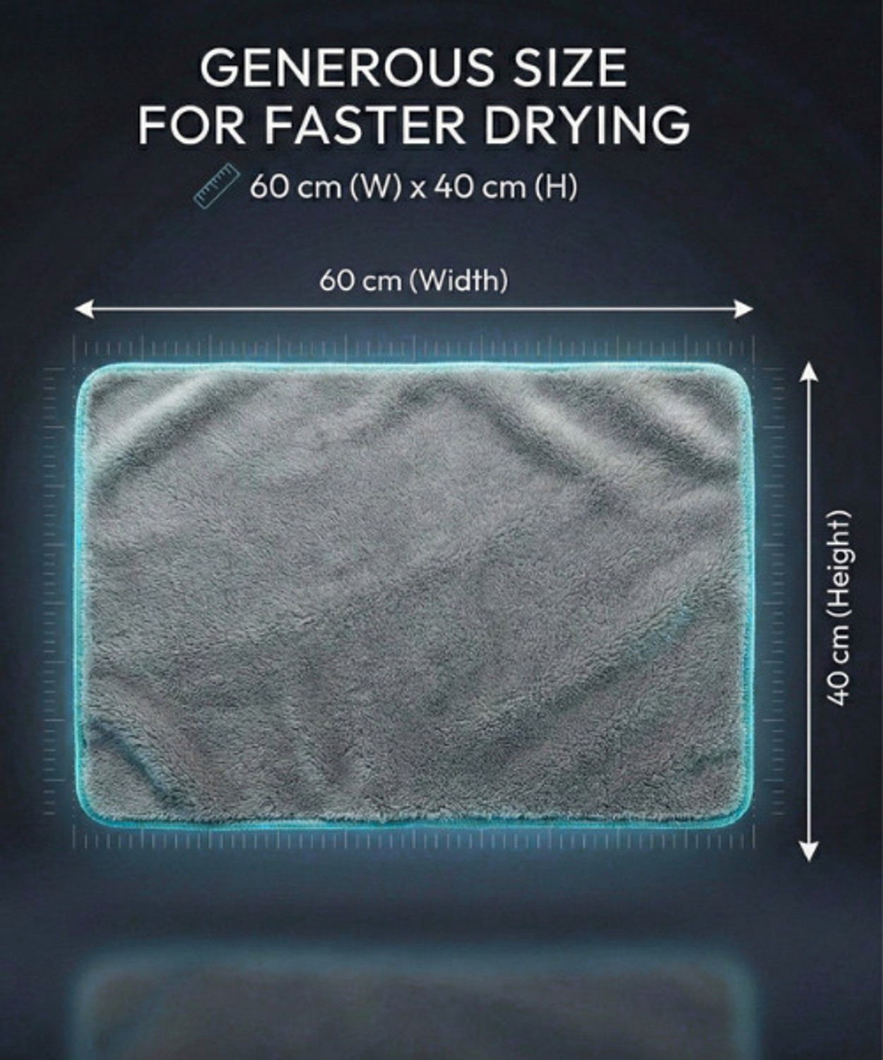 Image of JusGro Microfiber Vehicle Washing Cloth