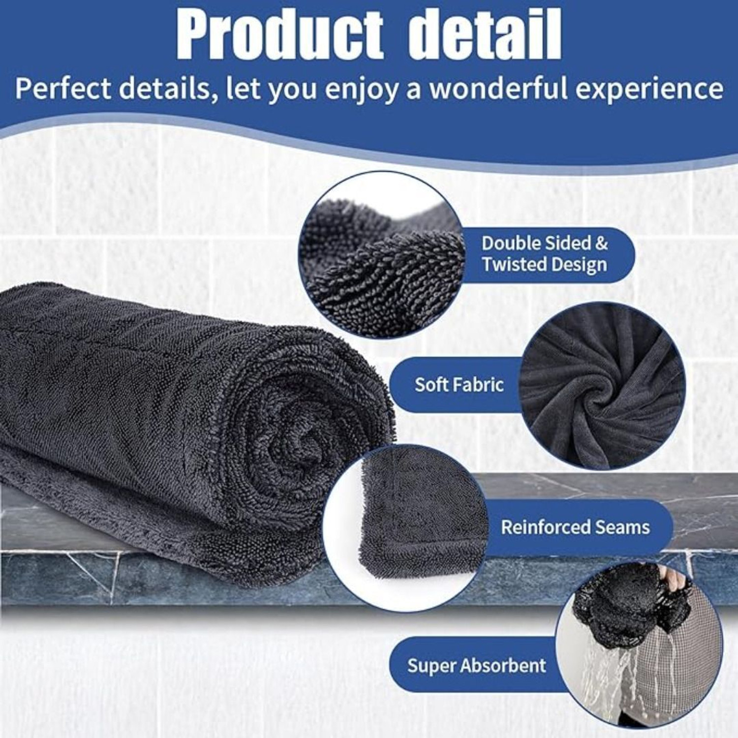 Image of Microshine Microfiber Microfiber Vehicle Washing Cloth