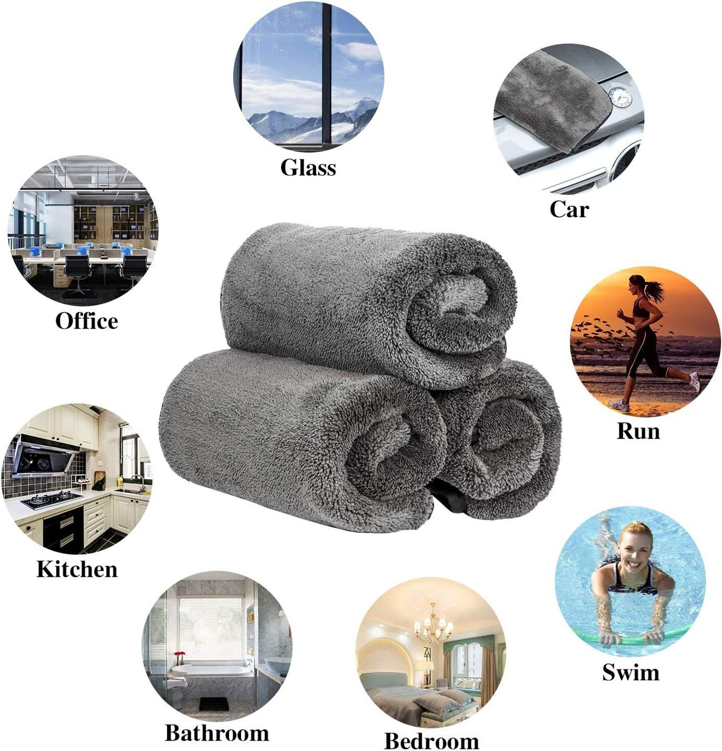Image of Auto Hub Microfiber Vehicle Washing Cloth