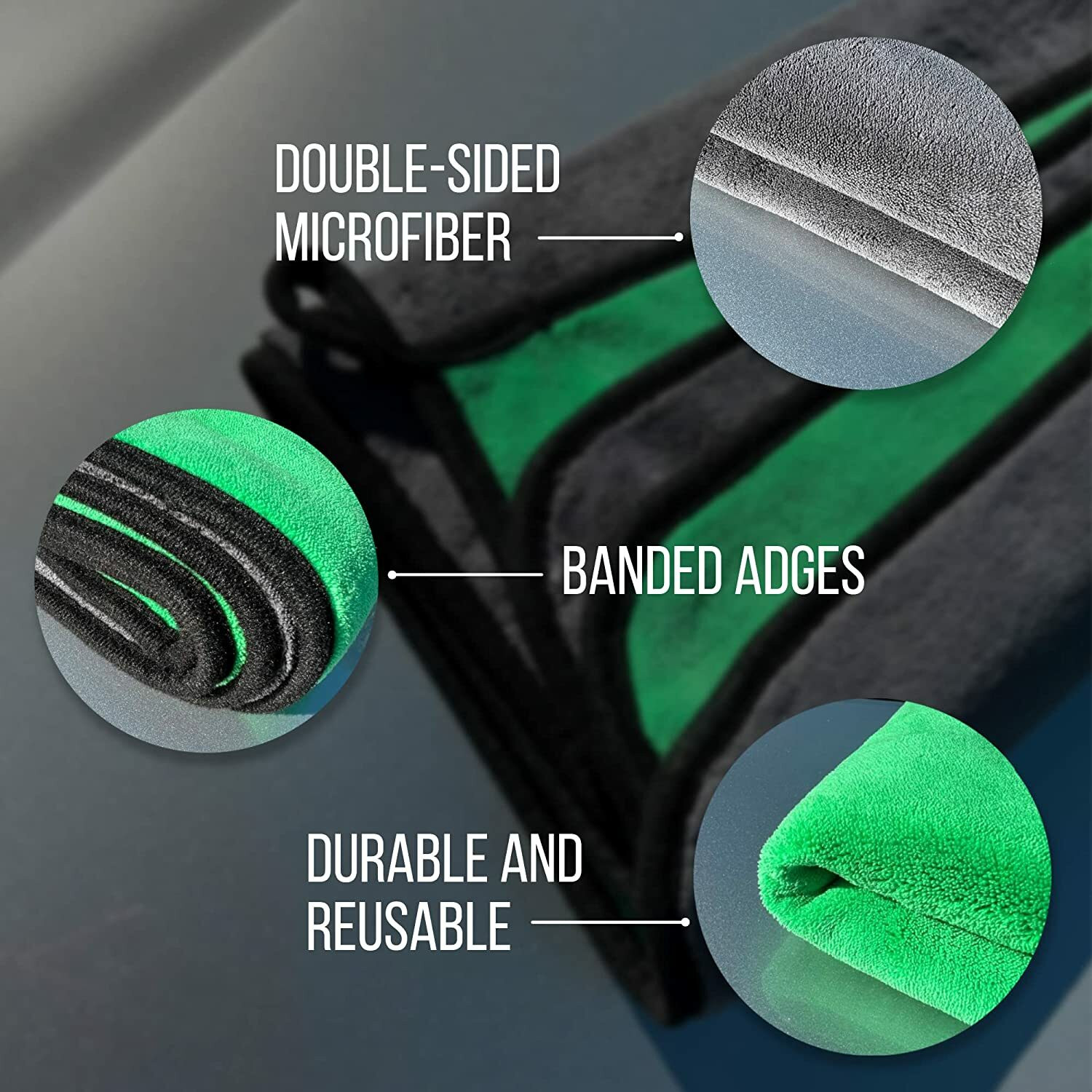 Image of Auto Hub Microfiber Vehicle Washing Cloth