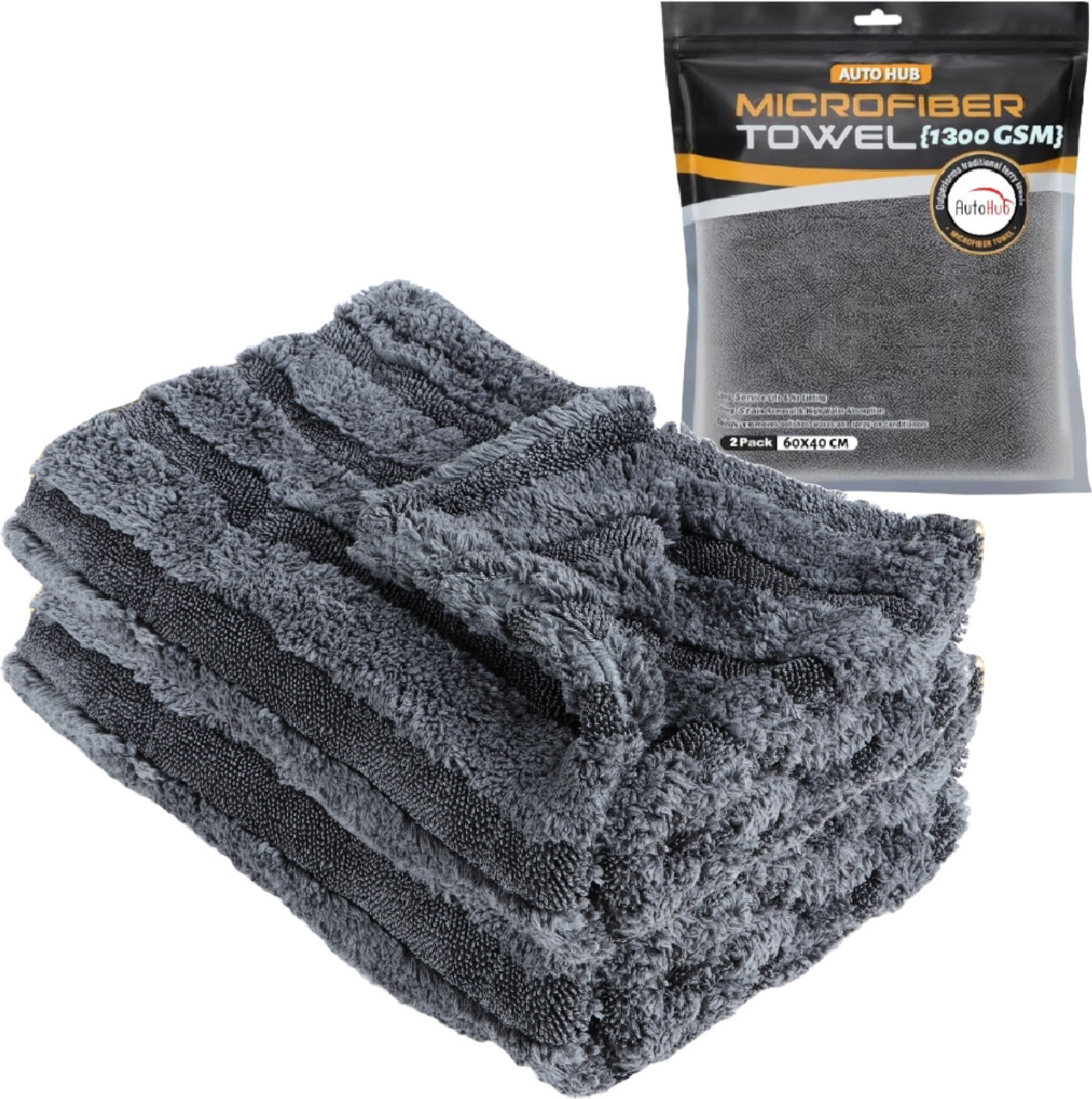 Image of Auto Hub Microfiber Vehicle Washing Cloth