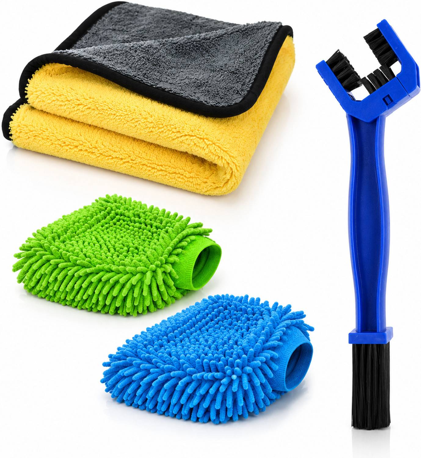 Decozare Microfiber Vehicle Washing Chain Cleaner Brush