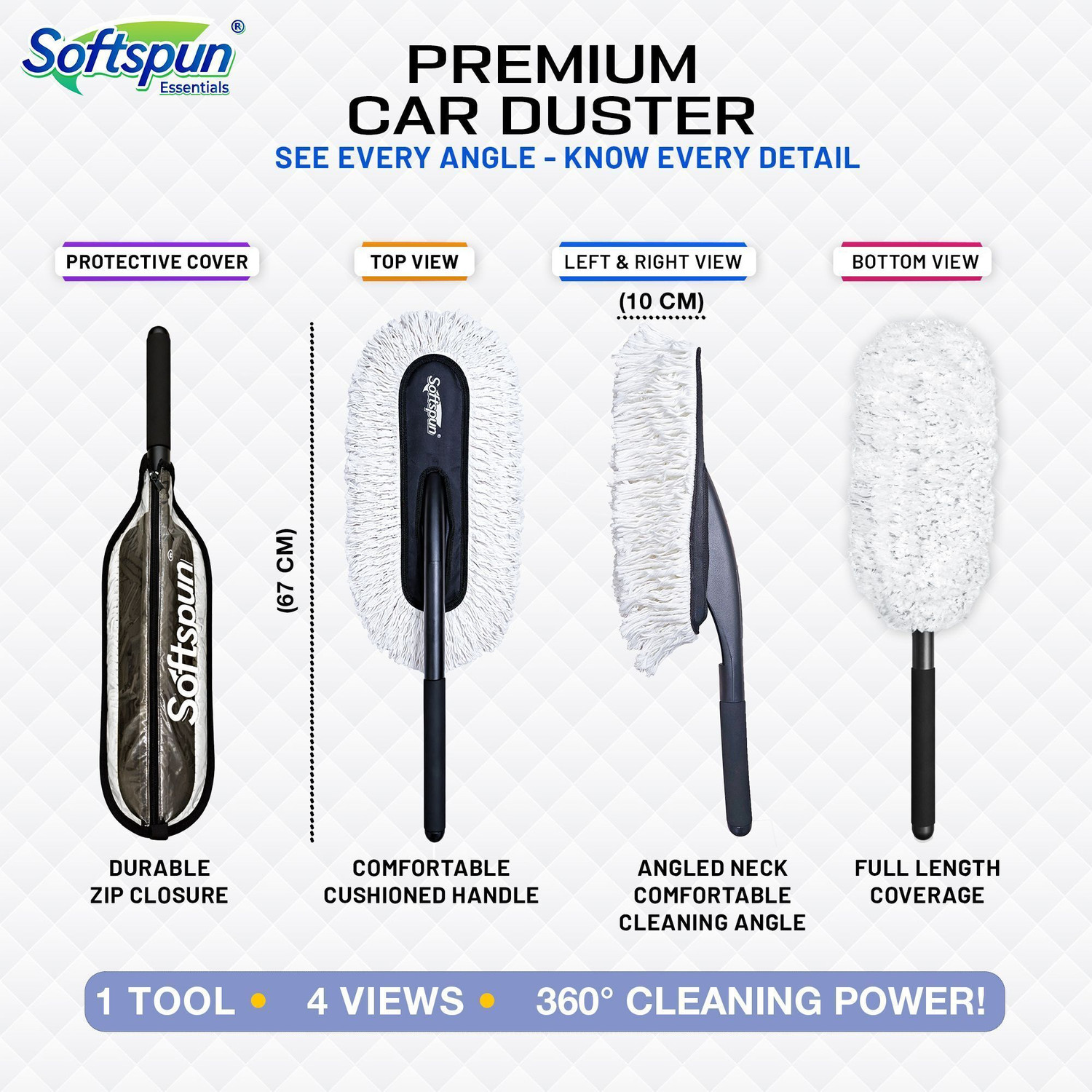 Image of SOFTSPUN Cotton Vehicle Washing Duster