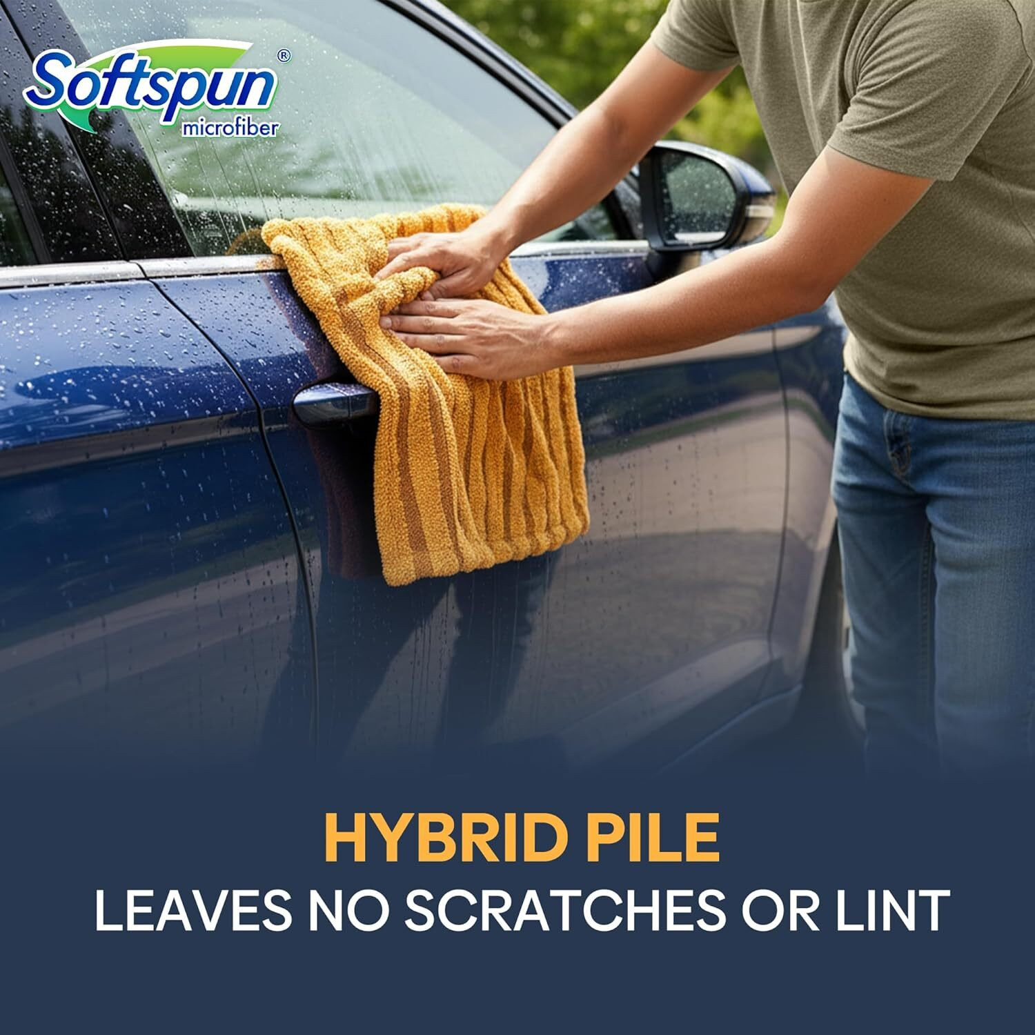 Image of SOFTSPUN Microfiber Vehicle Washing Cloth