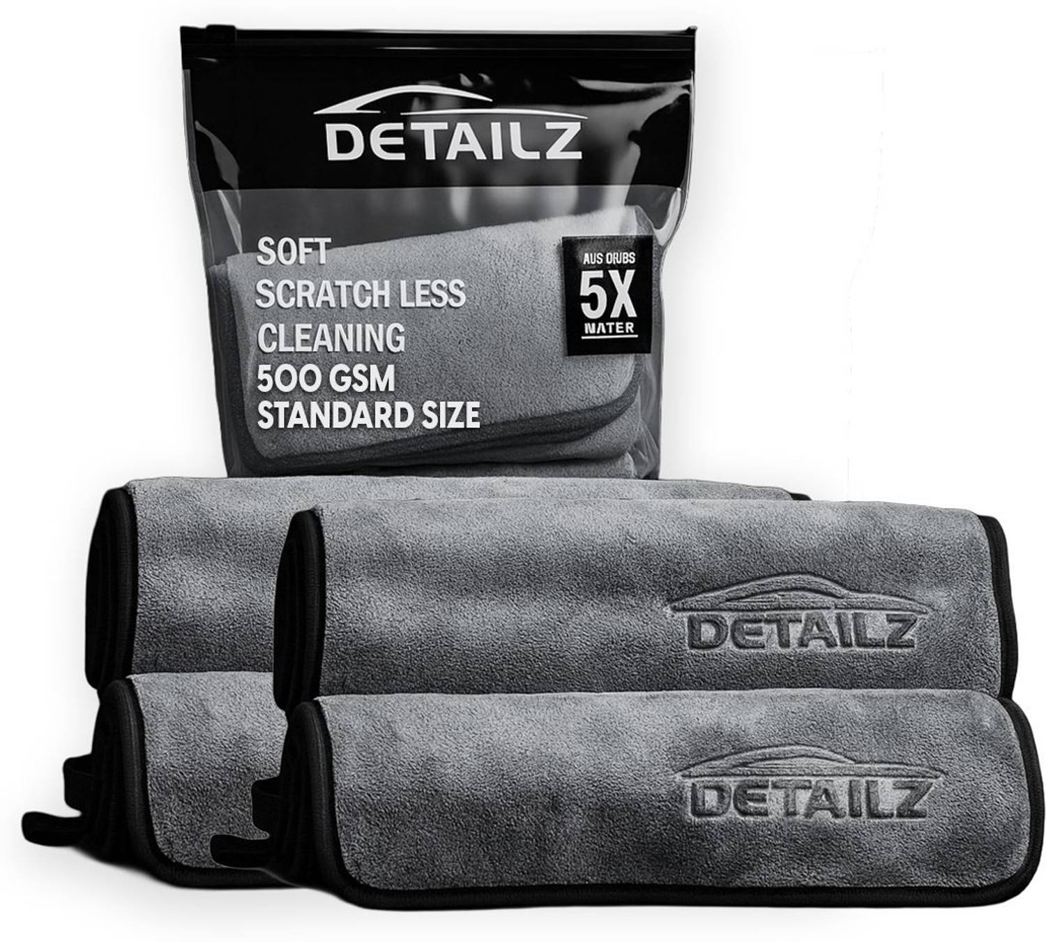 DETAILZ Microfiber Vehicle Washing Cloth