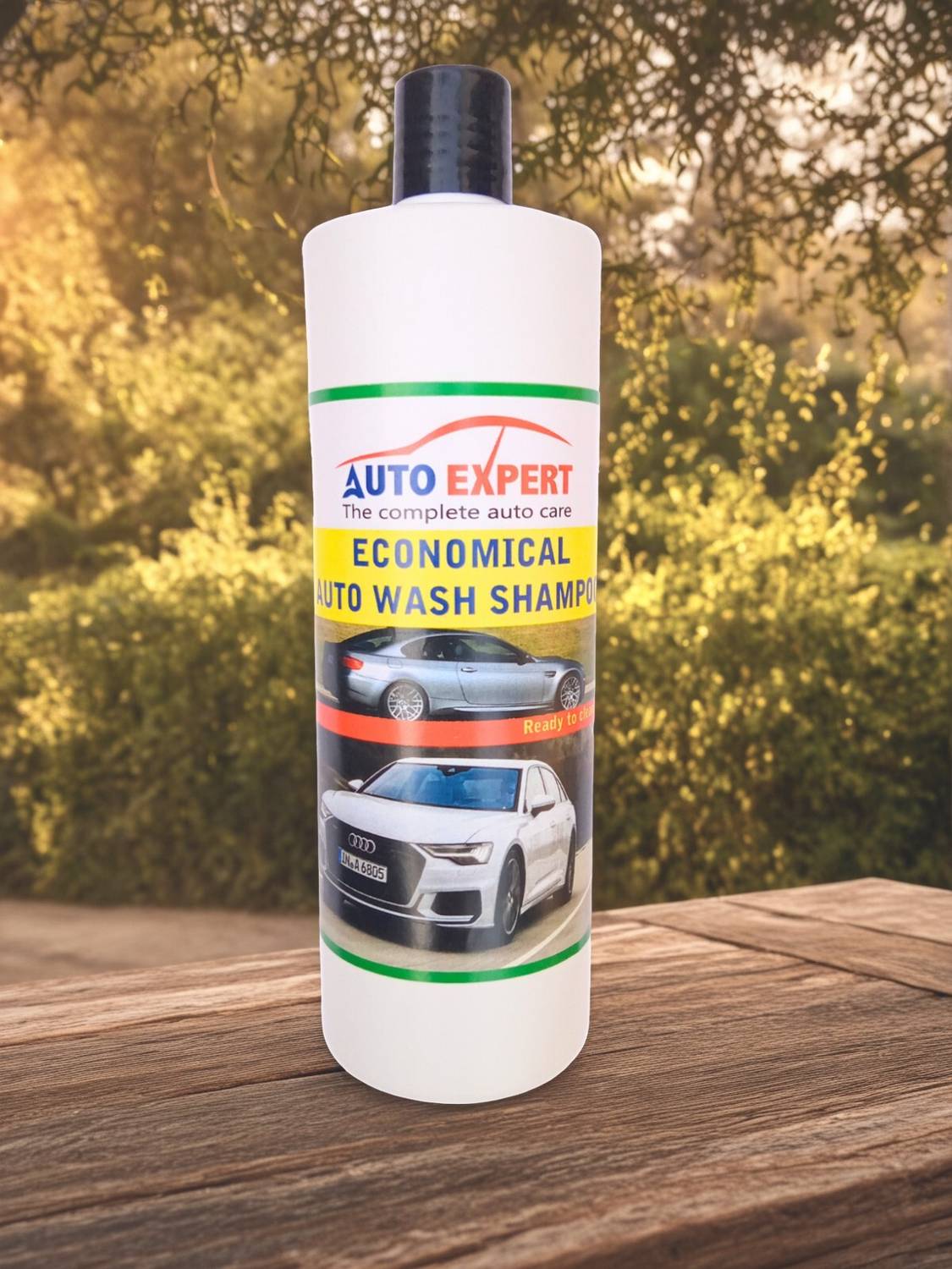 Auto Expert Auto Wash Economical Shampoo (1Ltr) + Microfiber Cloth Car Washing Liquid