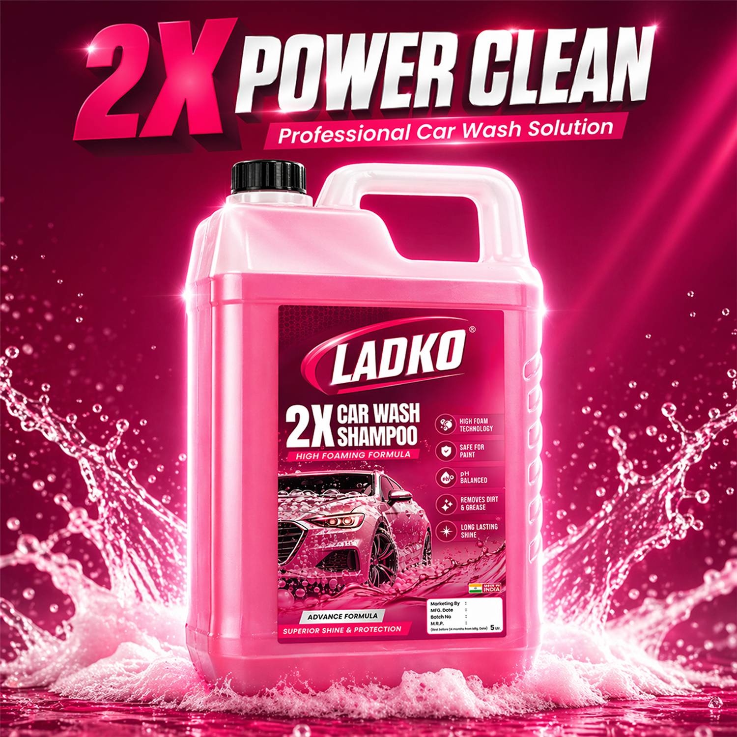 Ladko 2X Car Wash Shampoo - Image 2