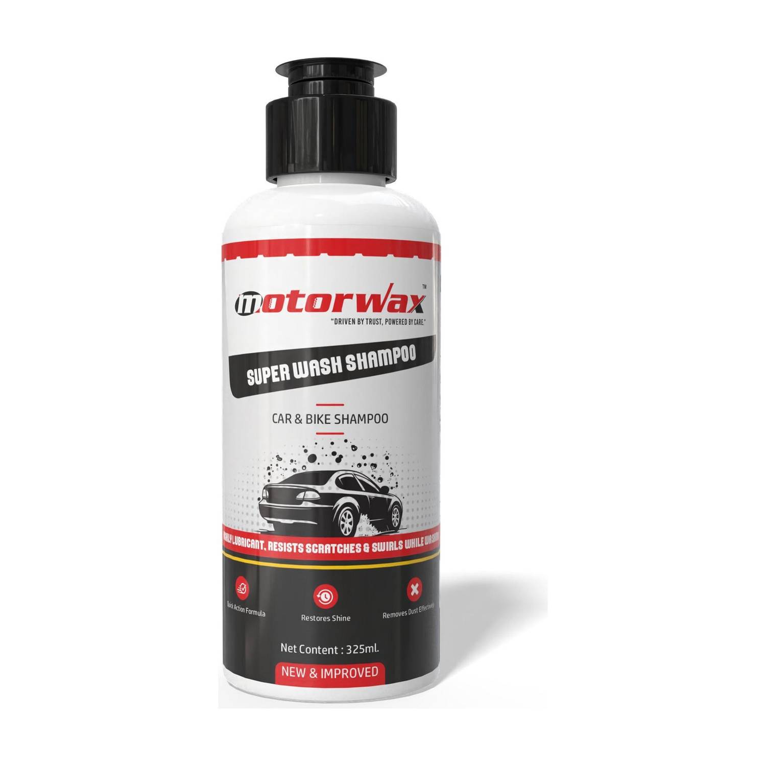 Motorwax Super Wash Car Shampoo | Best Shampoo for Car & Bike