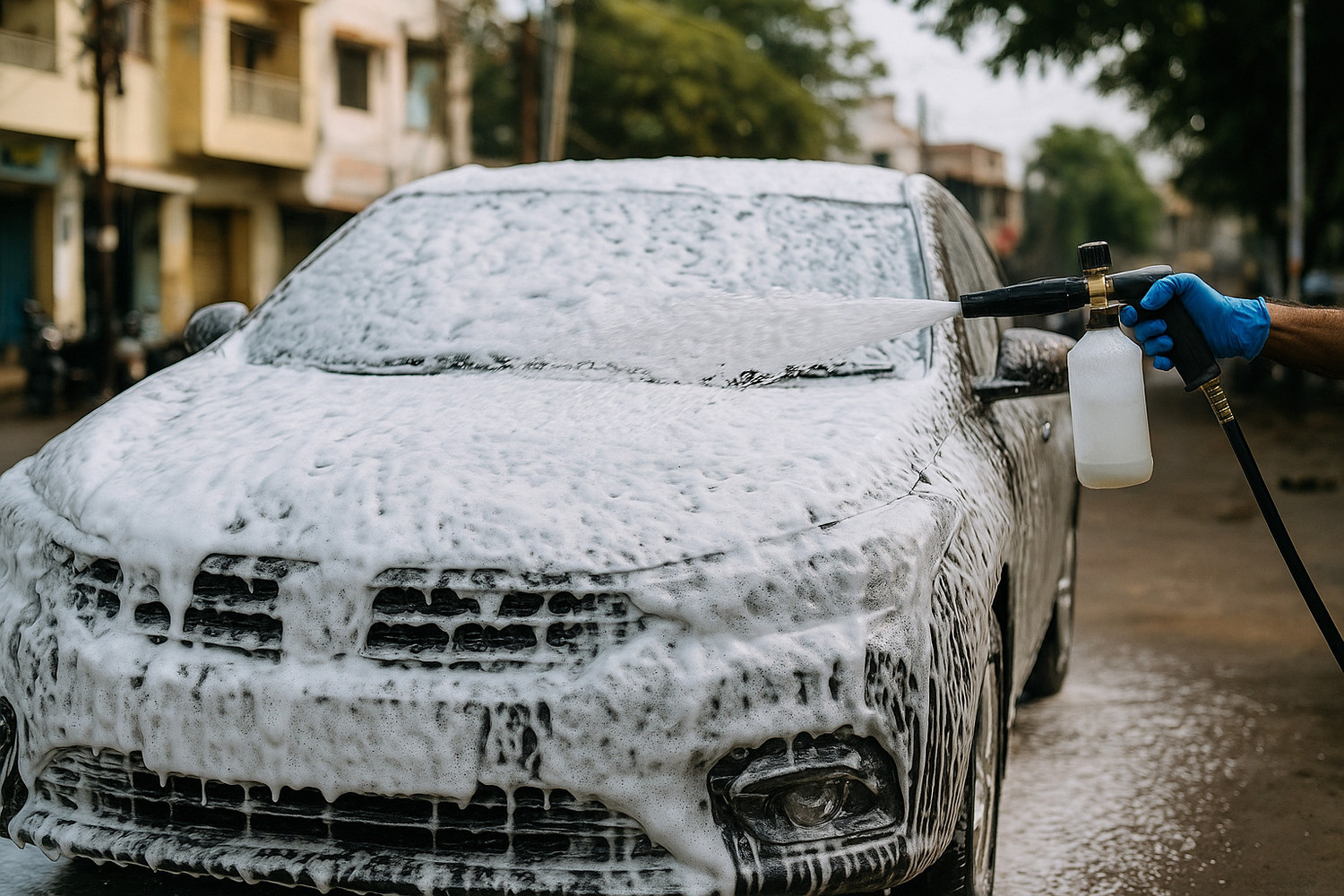 Image of WashFoamXpert Car Shampoo - pH Neutral, Foam Cannon Compatible AutoShine Car Washing Liquid
