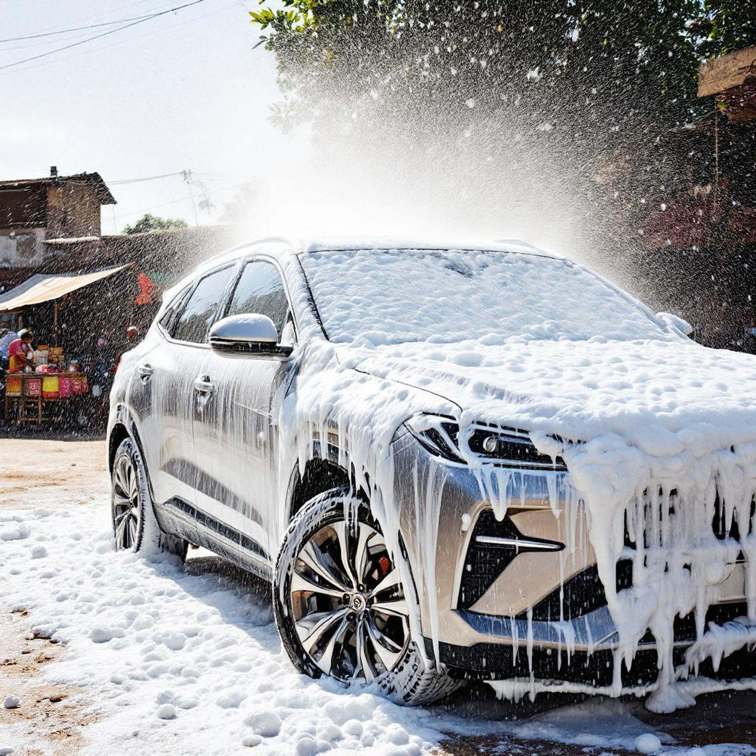 Image of WashFoamXpert Car Shampoo - pH Neutral, Foam Cannon Compatible AutoShine Car Washing Liquid