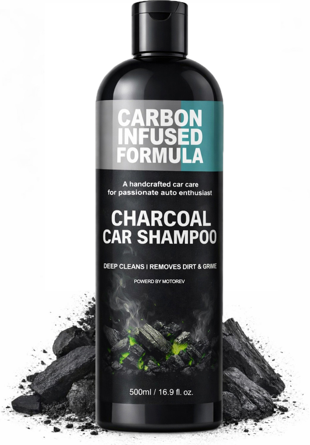 Image of Motorev Charcoal Car Shampoo Car Washing Liquid (500 ml)