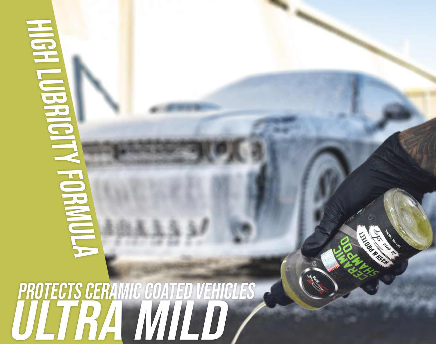 Image of auto spa Ceramic Coated Vehicle sio2 Ultra Mild Car Washing Liquid