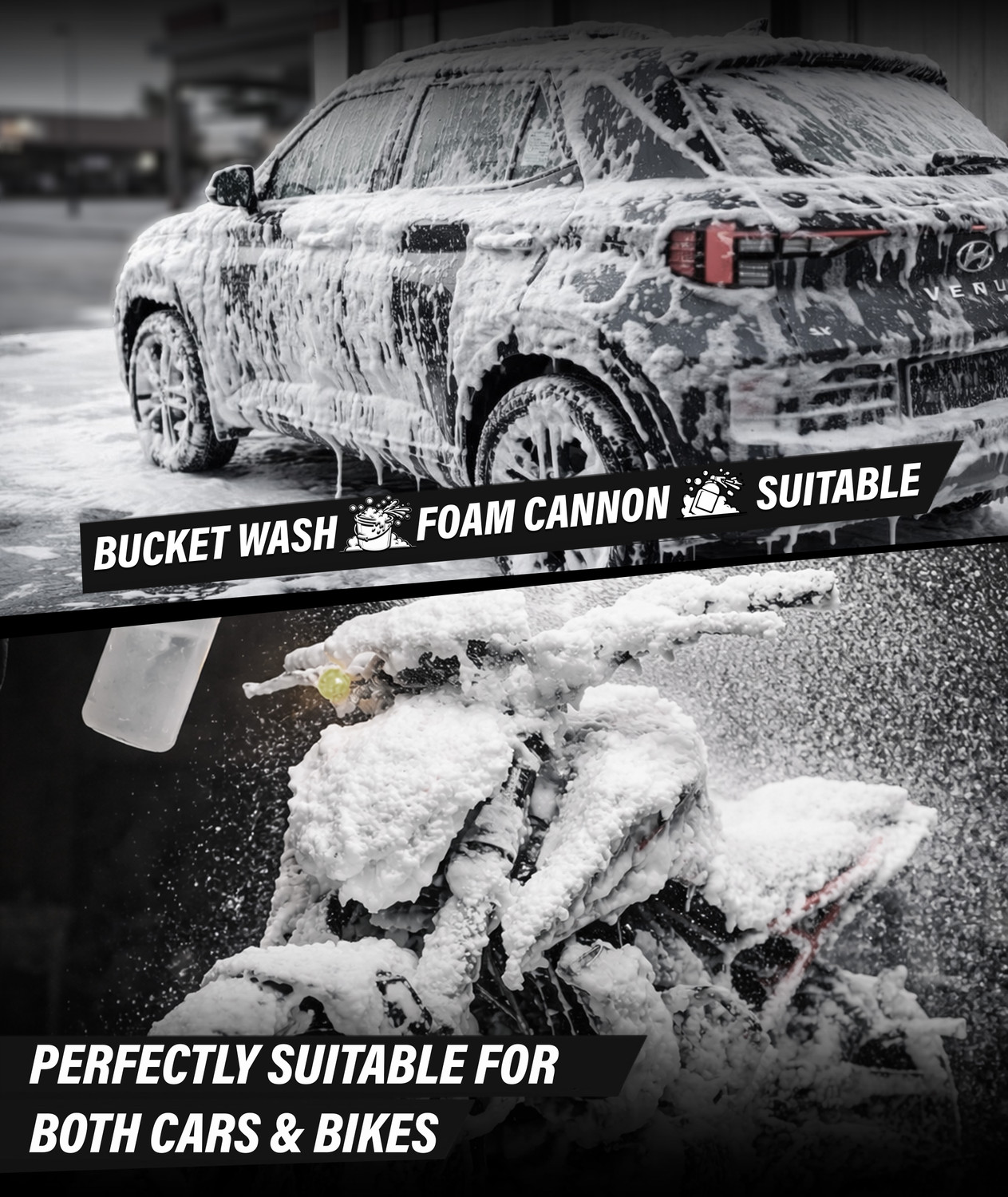 Image of Motorev Charcoal Car Shampoo Car Washing Liquid (500 ml)