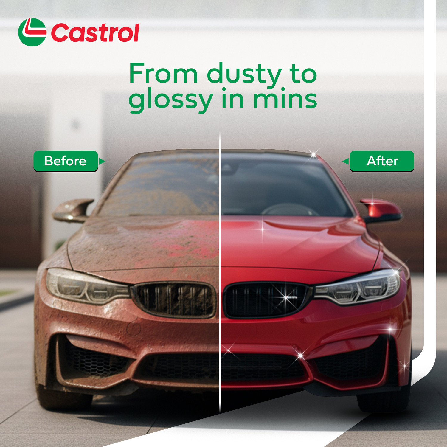 Image of Castrol pH Wash+Carnauba, Deep Clean Foam, Streak-Free Shine, Safe & Water-Repel Car Washing Liquid (1000 ml)