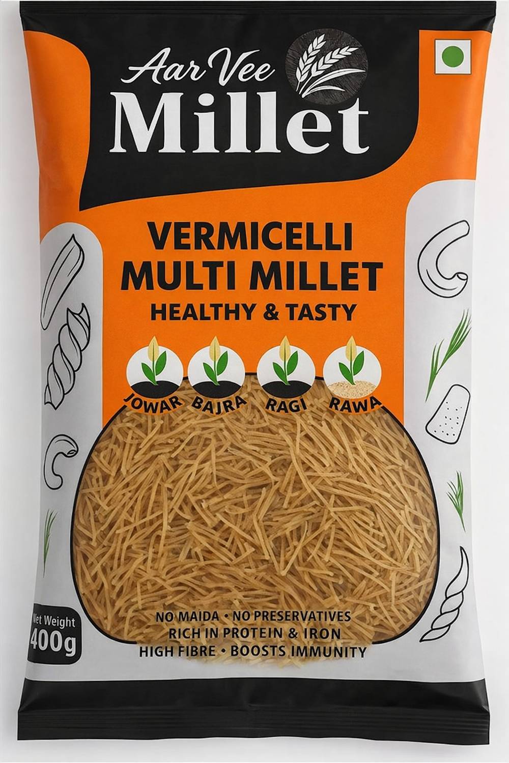 Aarvee foods Millet Vermicelli 400 g