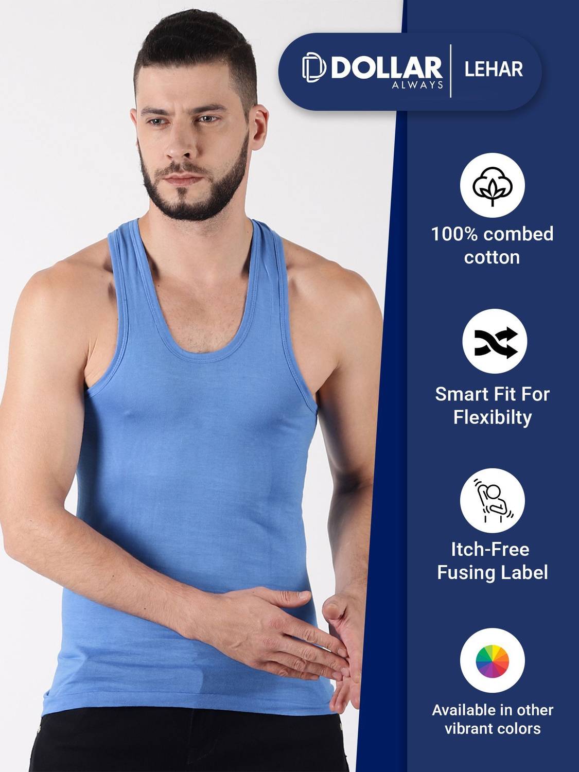 Dollar Men Vest Pack of 6 - Image 5