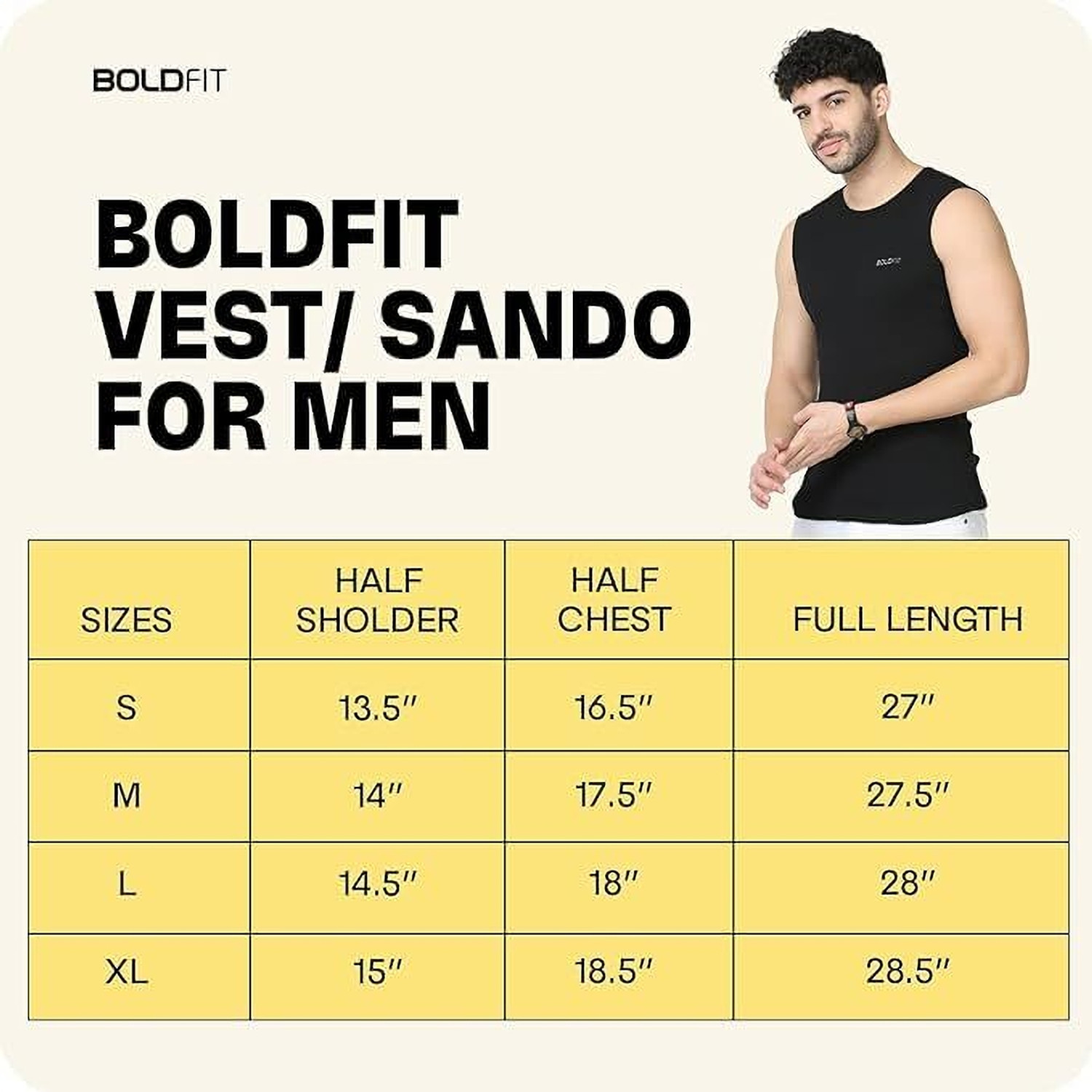 Image of BOLDFIT CLOTHING Men Vest