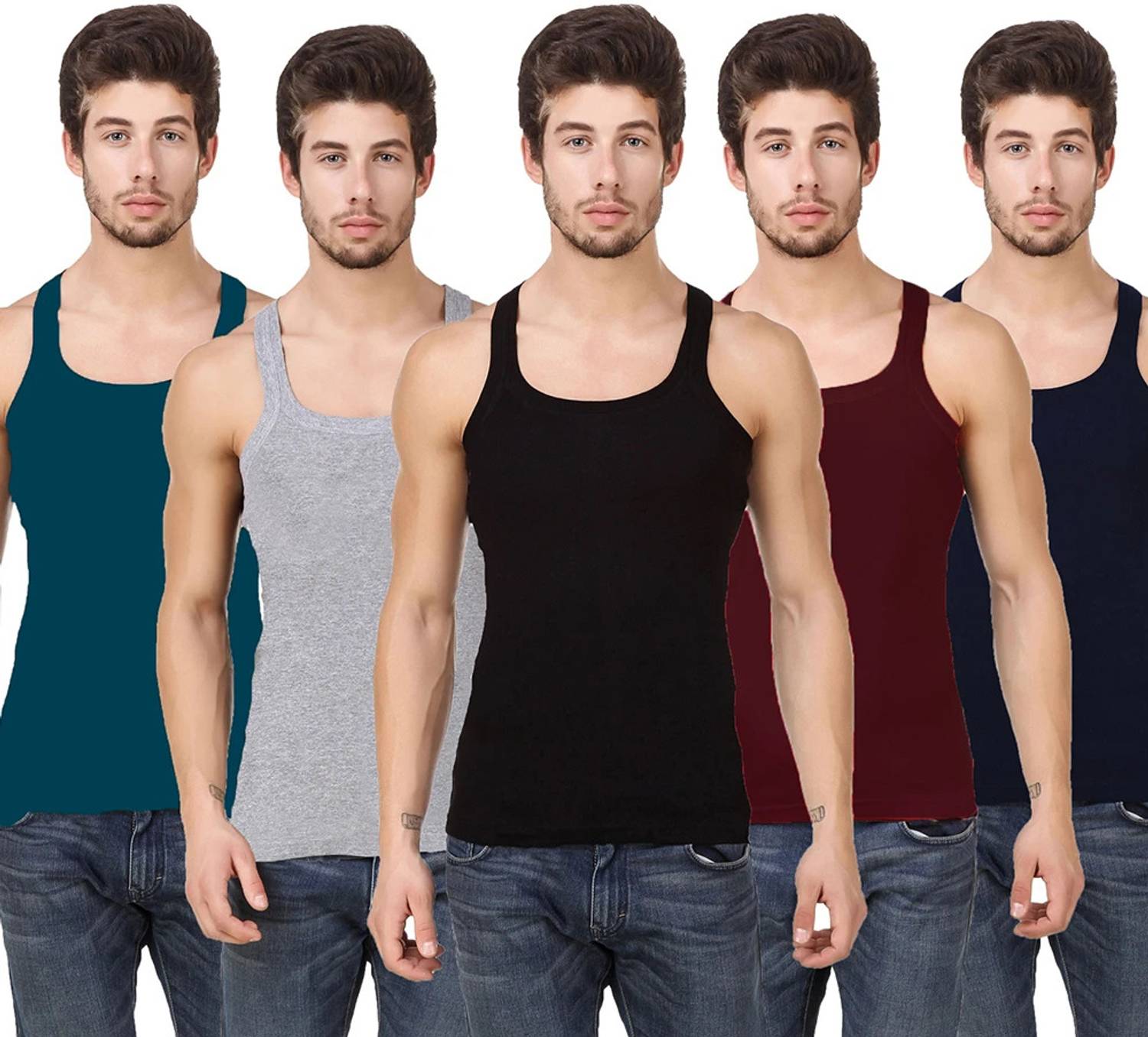 HAP Pack of 5 Men Vest