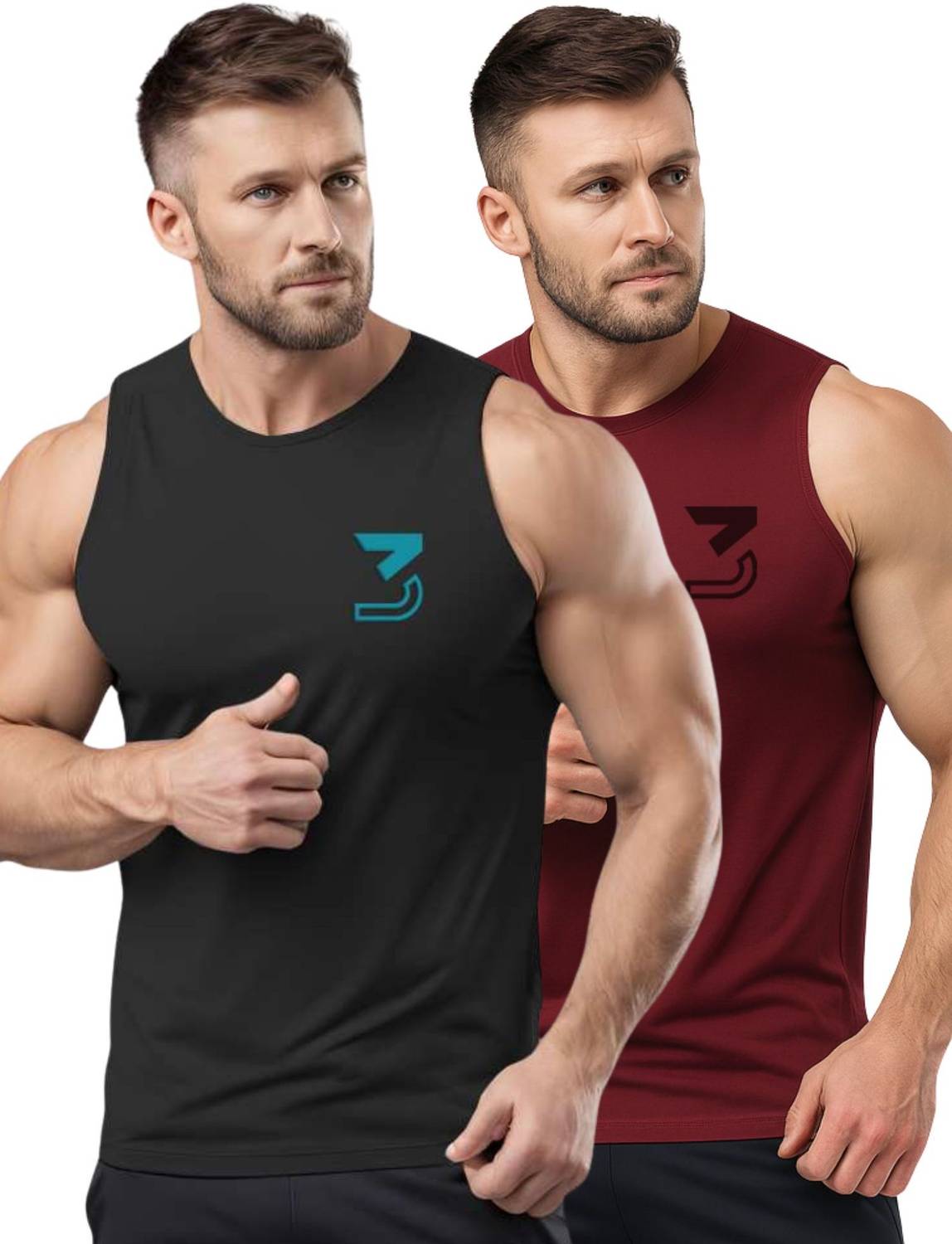 3colors Men Vest