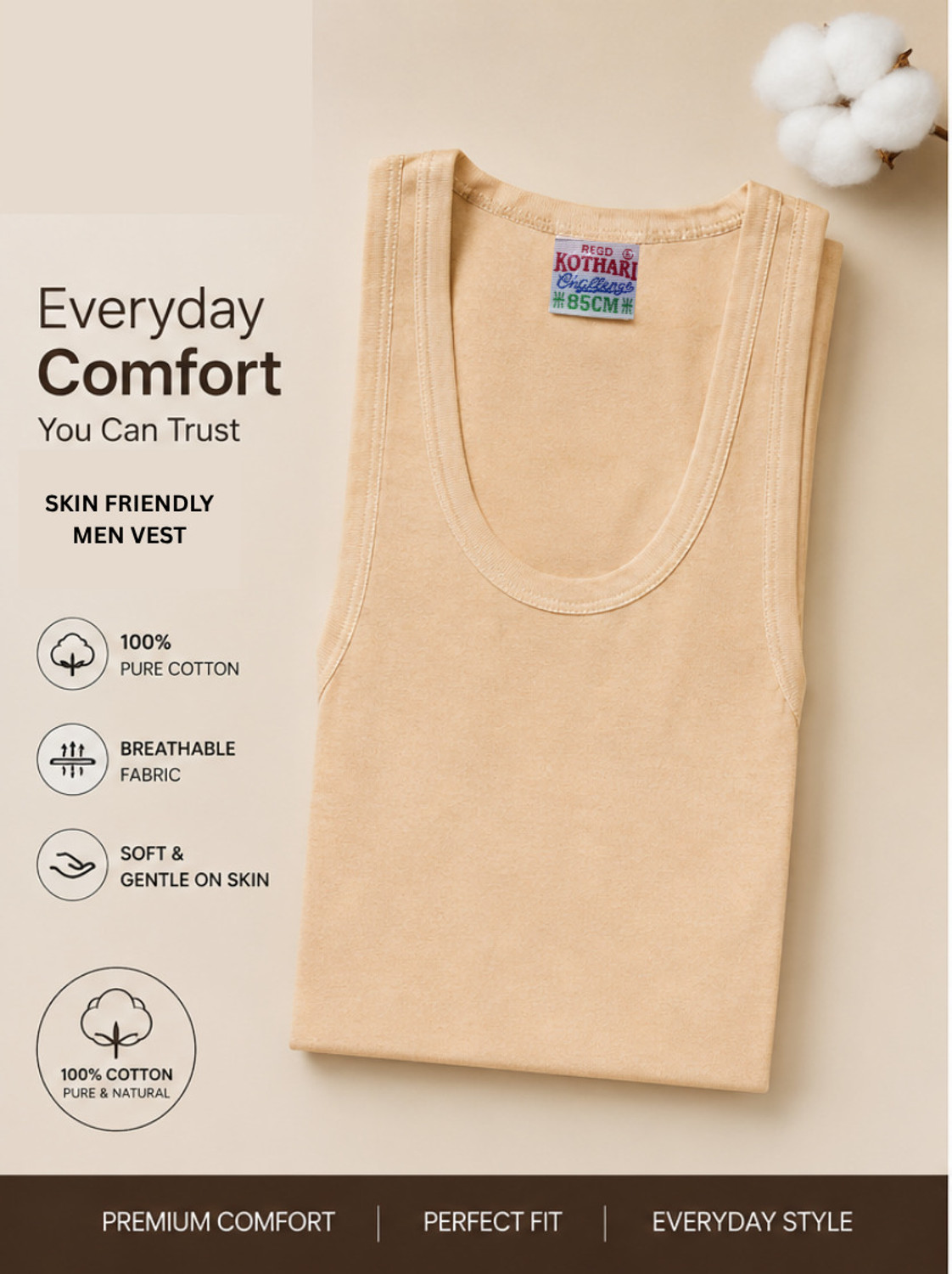 Image of KOTHARI CHALLANGE Men Vest
