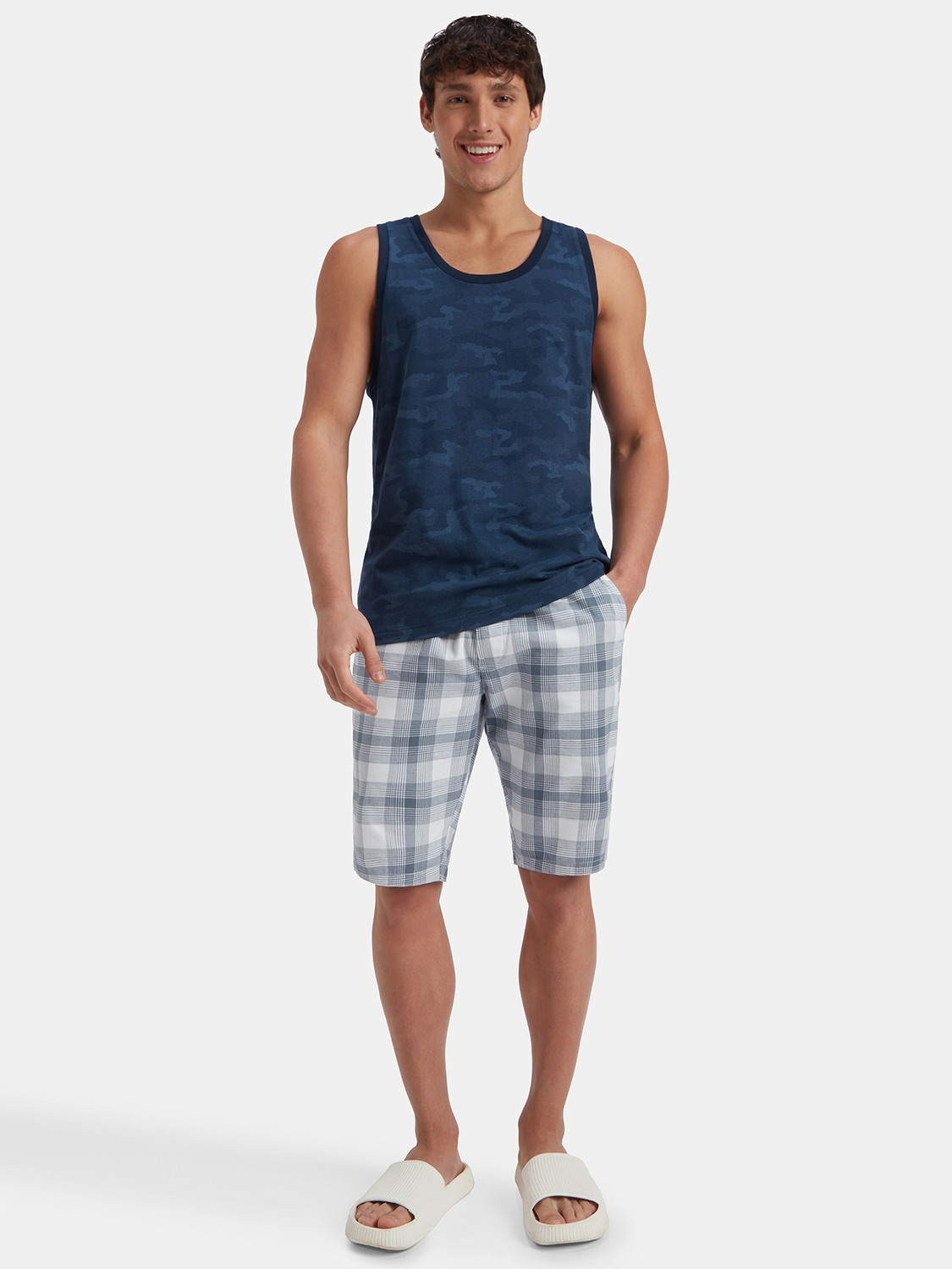 Image of JOCKEY AM67 Super Combed Cotton Blend Men Vest