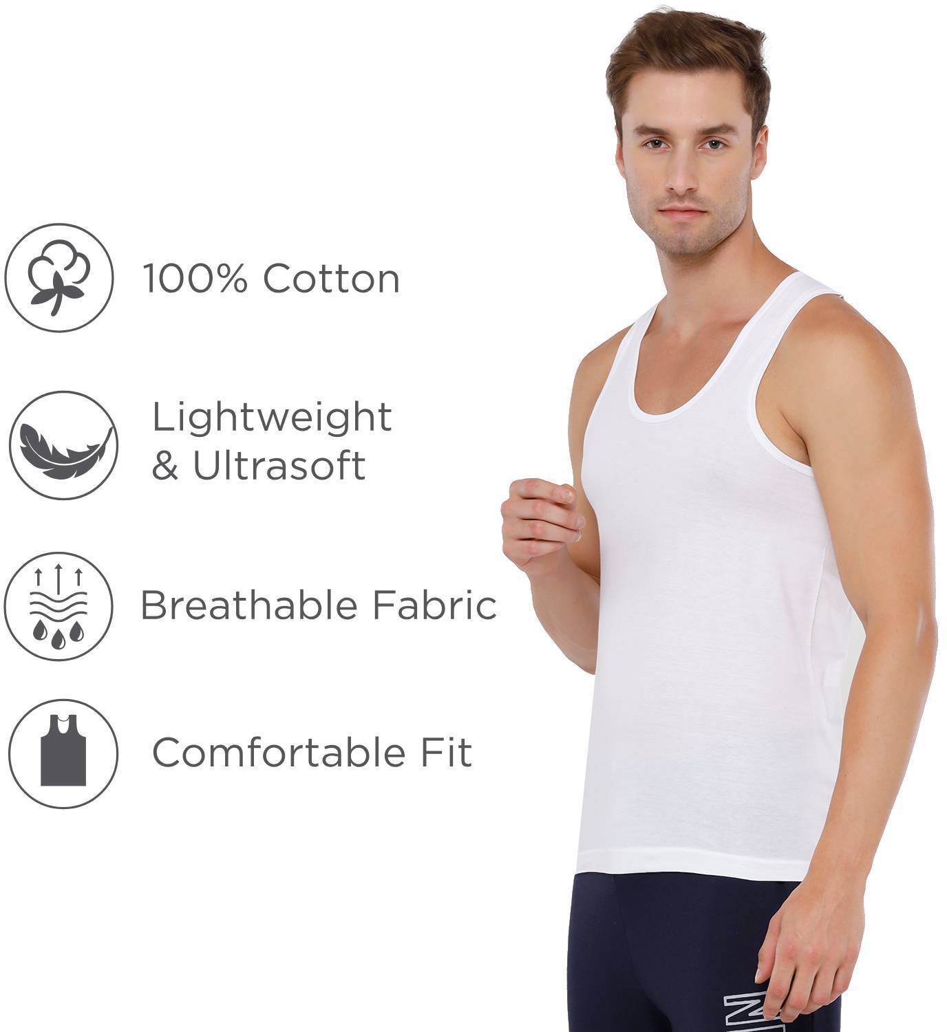 Rupa TOPMAN Men Vest Pack of 2 - Image 2