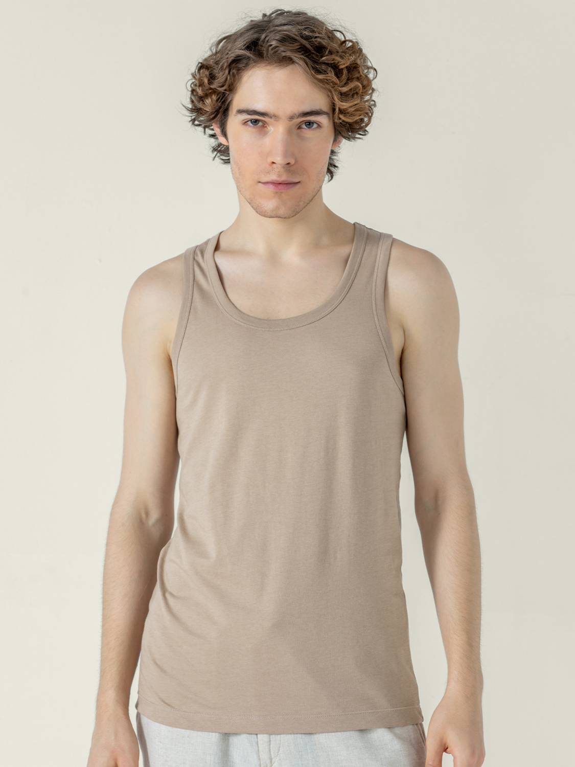 Damensch Men Beige Vest - Image 2