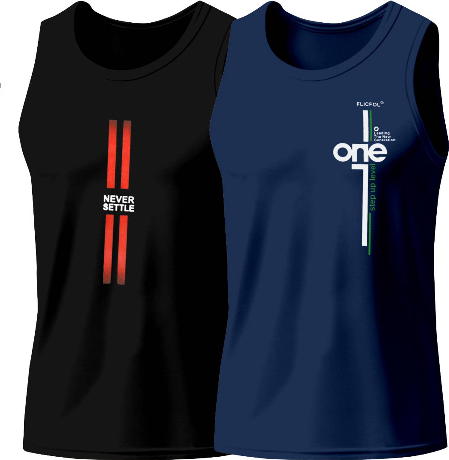 Flicfol Men Vest Pack of 2 - Image 1