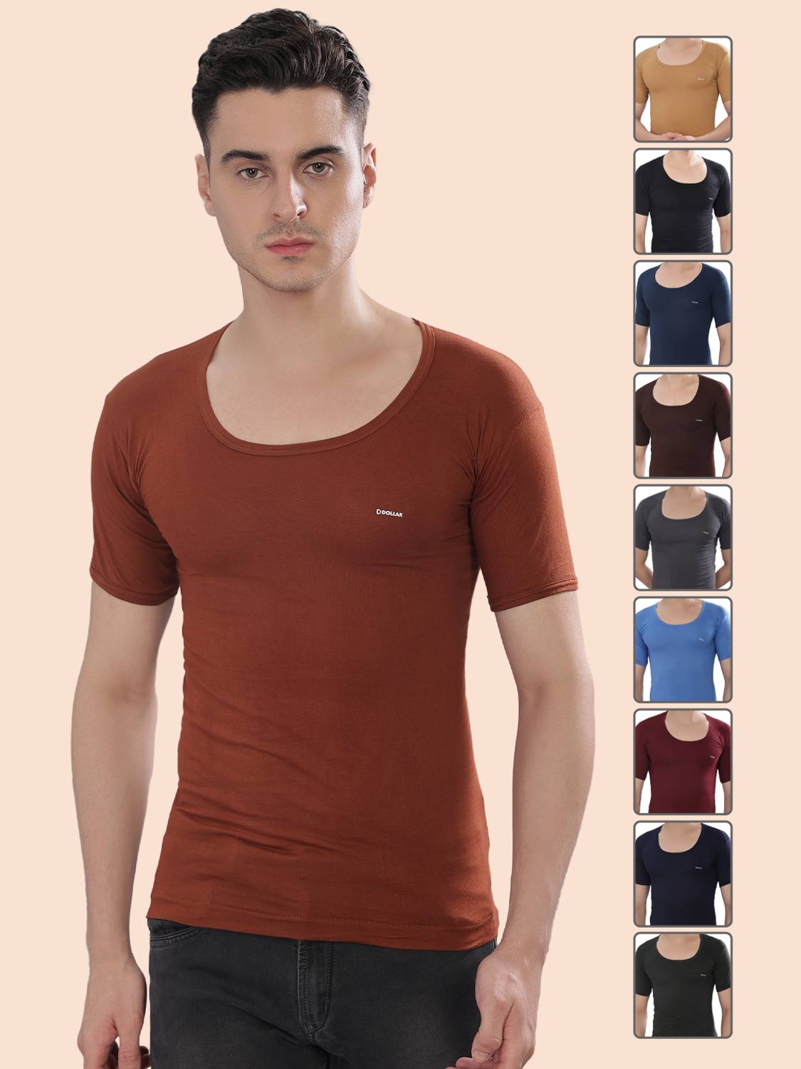 Dollar Bigboss Cotton Blend Fabric Undershirt - Image 1
