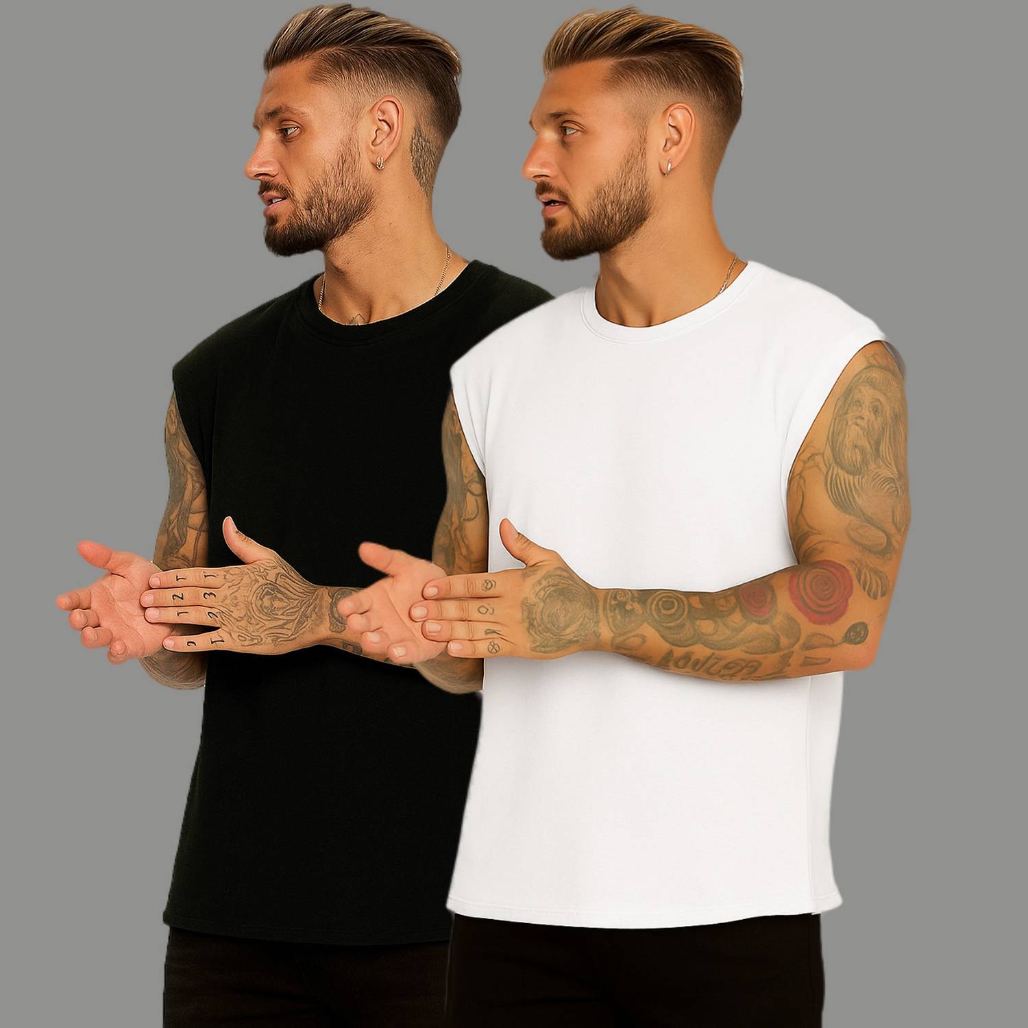 Arispo Men Vest Pack of 2 - Image 1