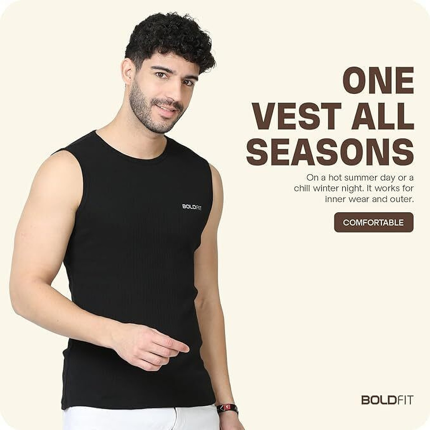 Image of BOLDFIT CLOTHING Men Vest