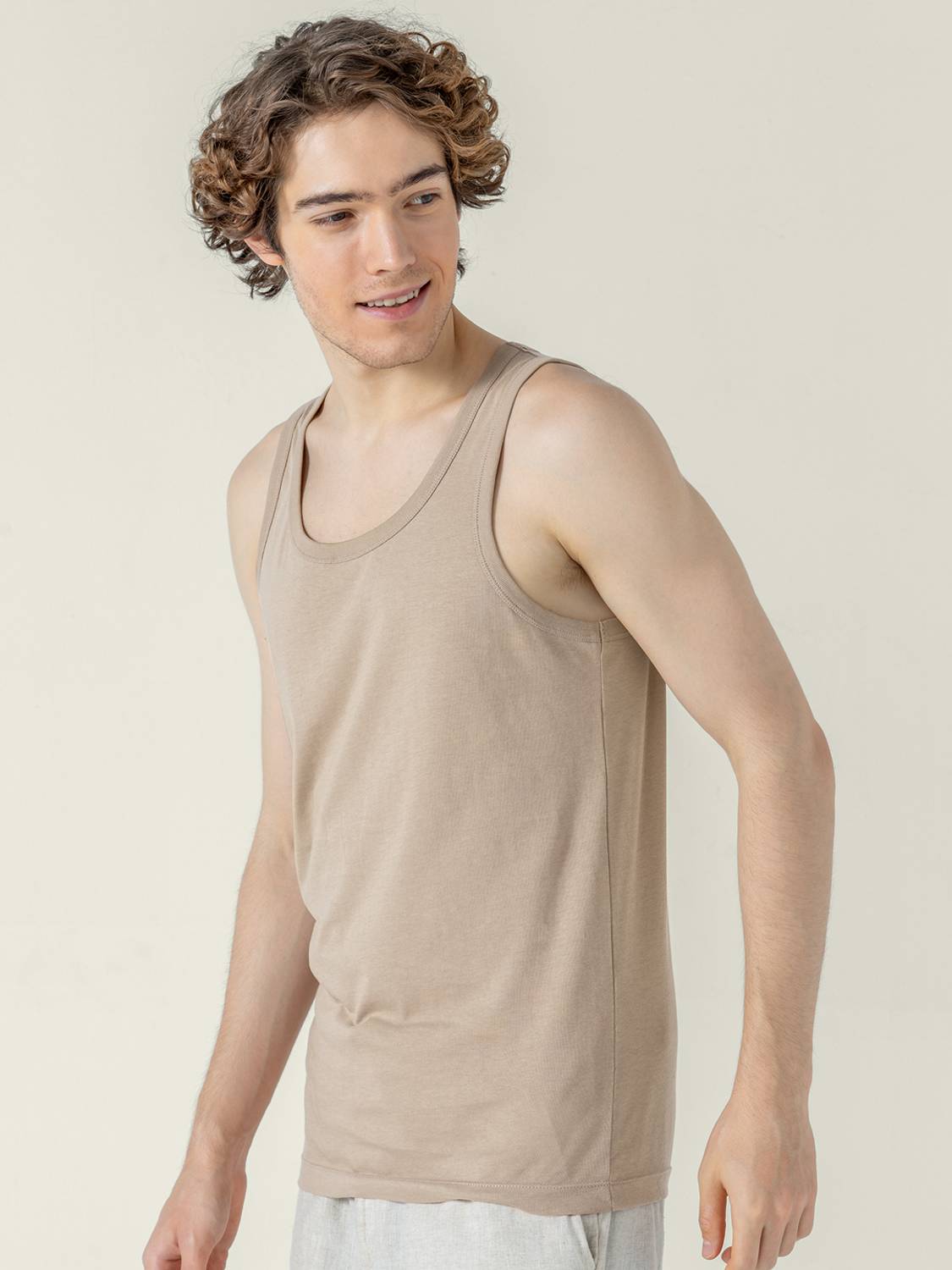 Damensch Men Beige Vest - Image 3