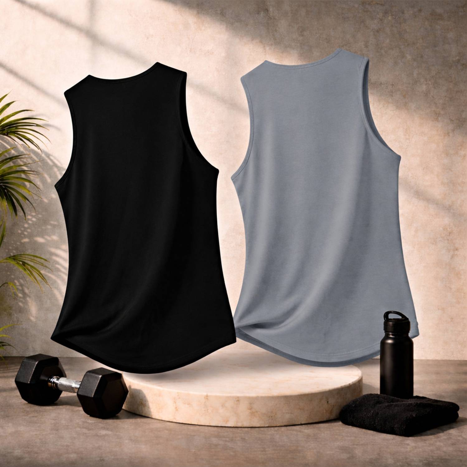 Boxman Men's Printed Round Neck Black, Grey T-Shirt - Image 2