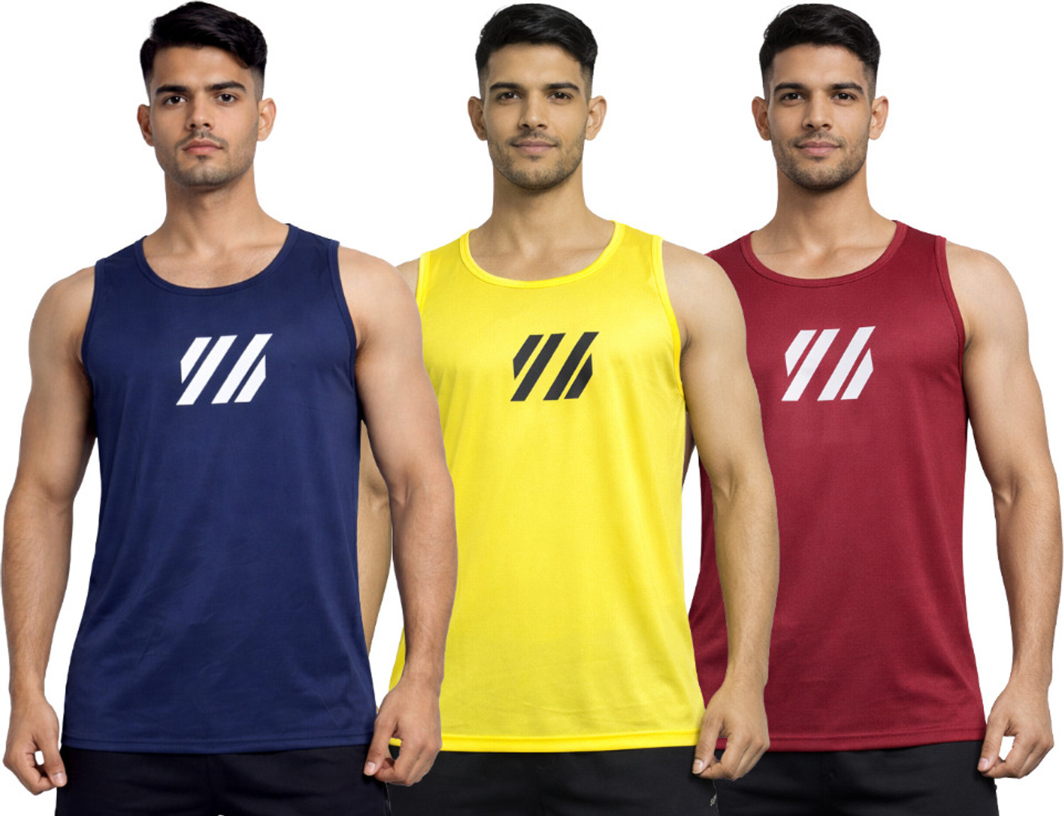 Image of R ROCKIN TEES Printed Men Round Neck Multicolor T-Shirt